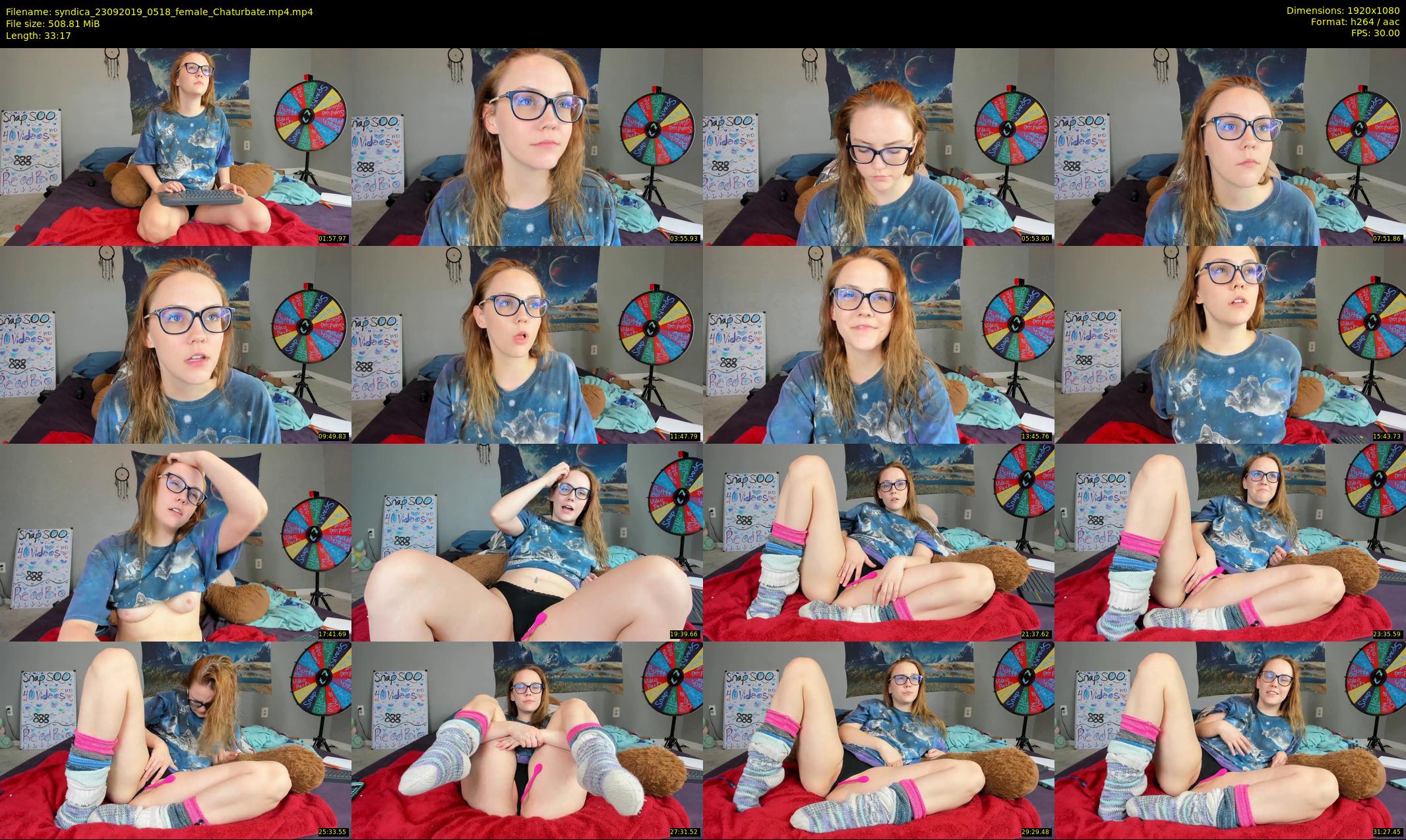 syndica — 34 minute Chaturbate female cam show recording, 1080p, Sep 23, 2019