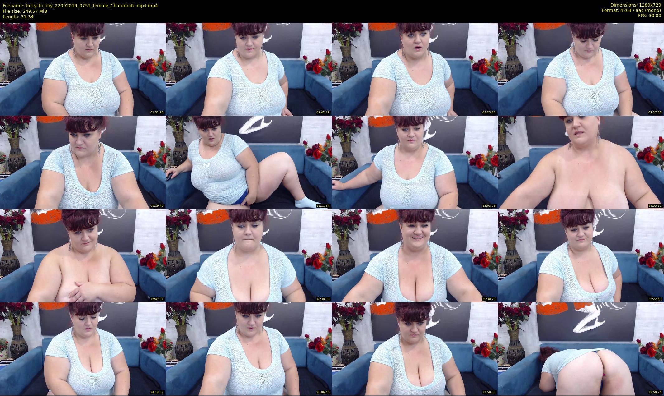 tastychubby — 32 minute Chaturbate female cam show recording, 720p, Sep 22, 2019