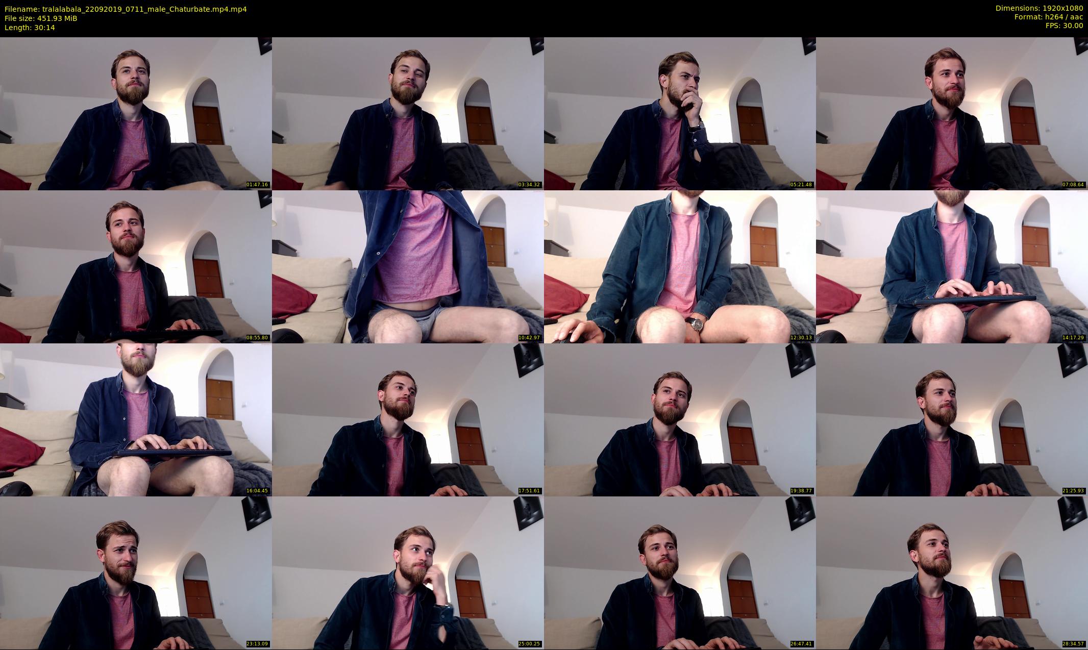 tralalabala — 31 minute Chaturbate male cam show recording, 1080p, Sep 22, 2019