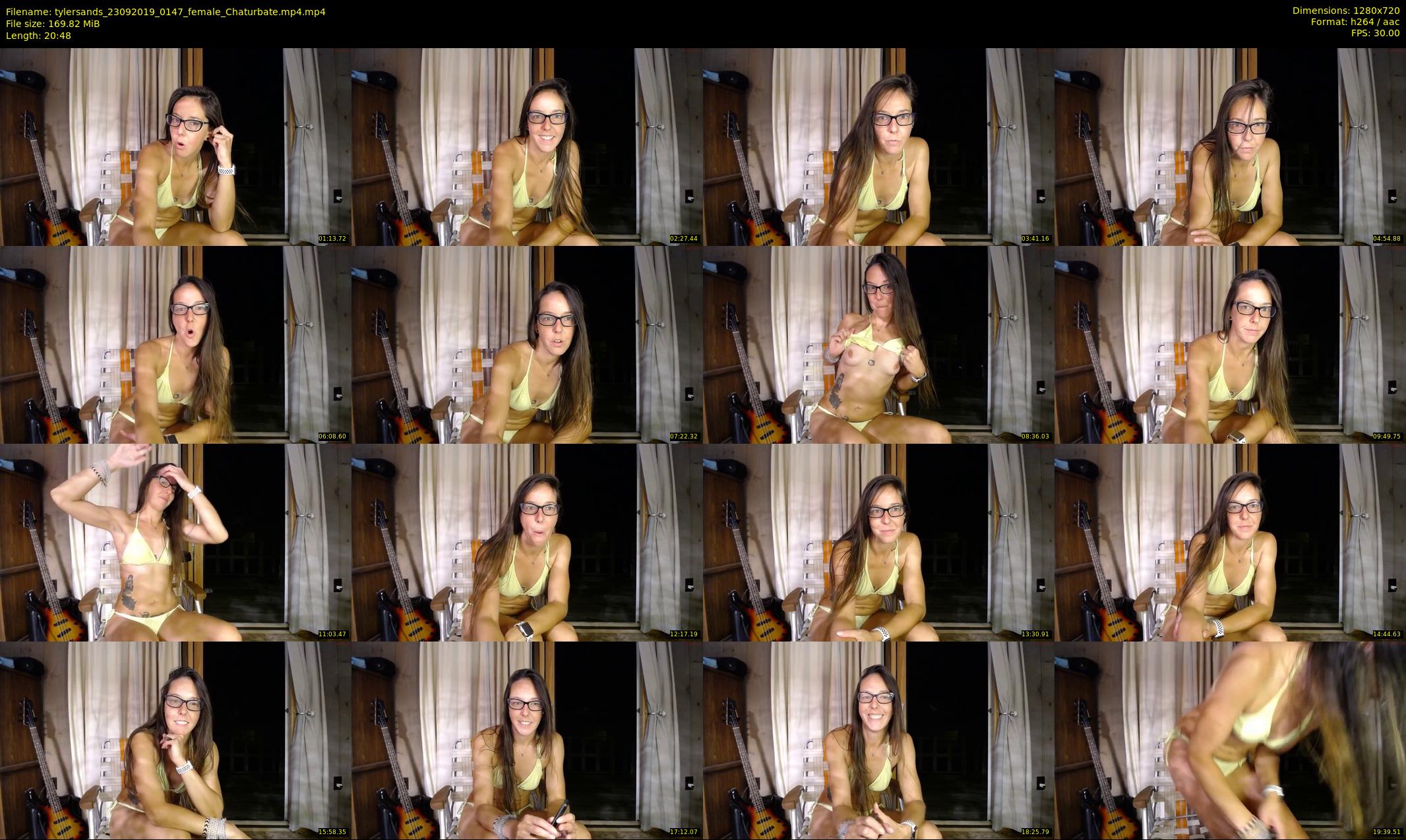 tylersands — 21 minute Chaturbate female cam show recording, 720p, Sep 23, 2019
