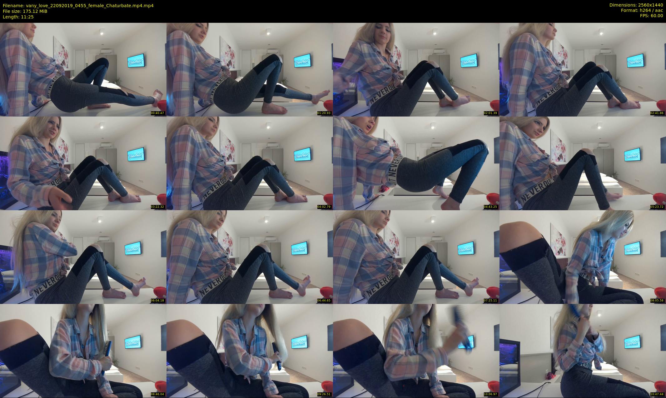 vany_love — 12 minute Chaturbate female cam show recording, 1080p, Sep 22, 2019