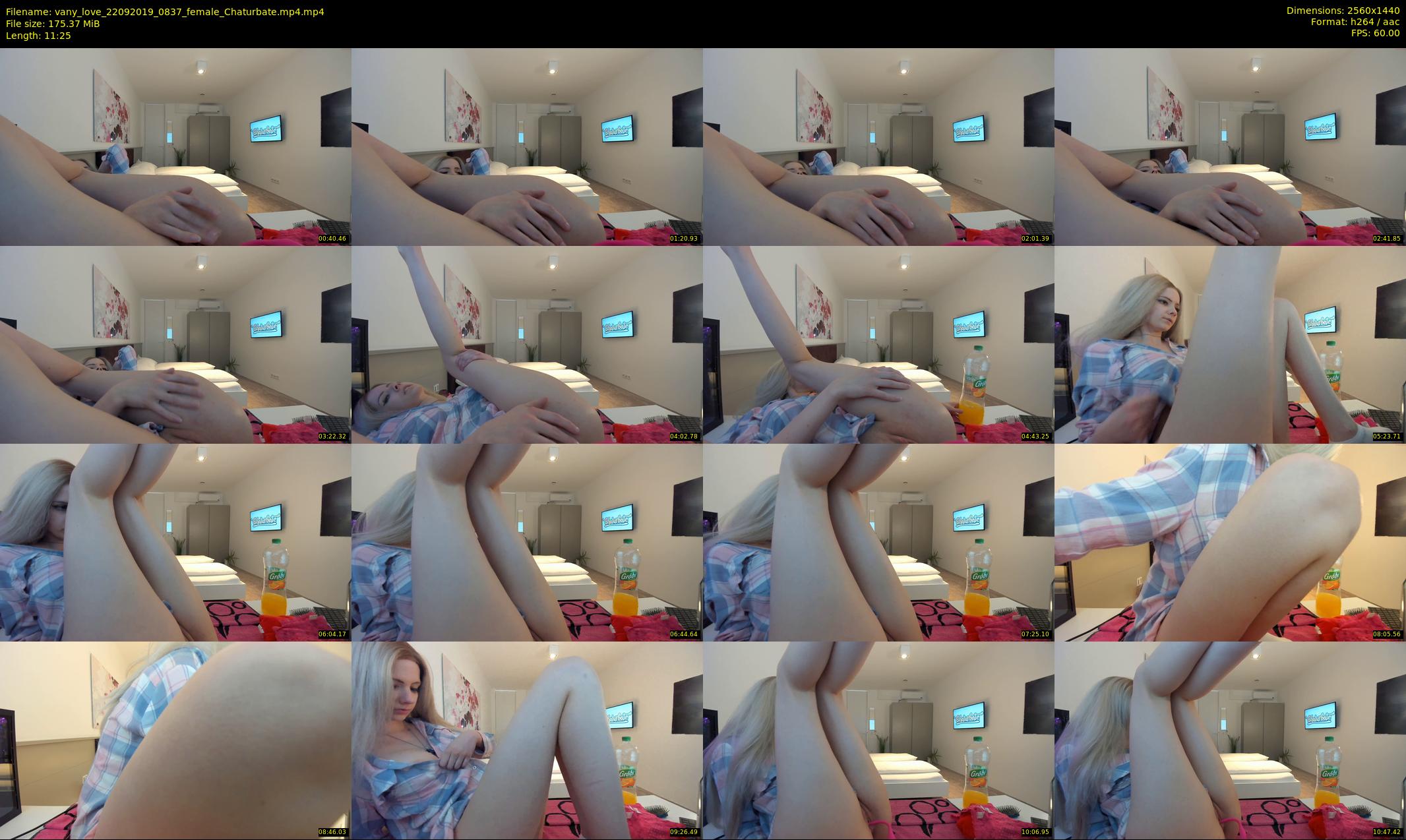 vany_love — 12 minute Chaturbate female cam show recording, 1080p, Sep 22, 2019