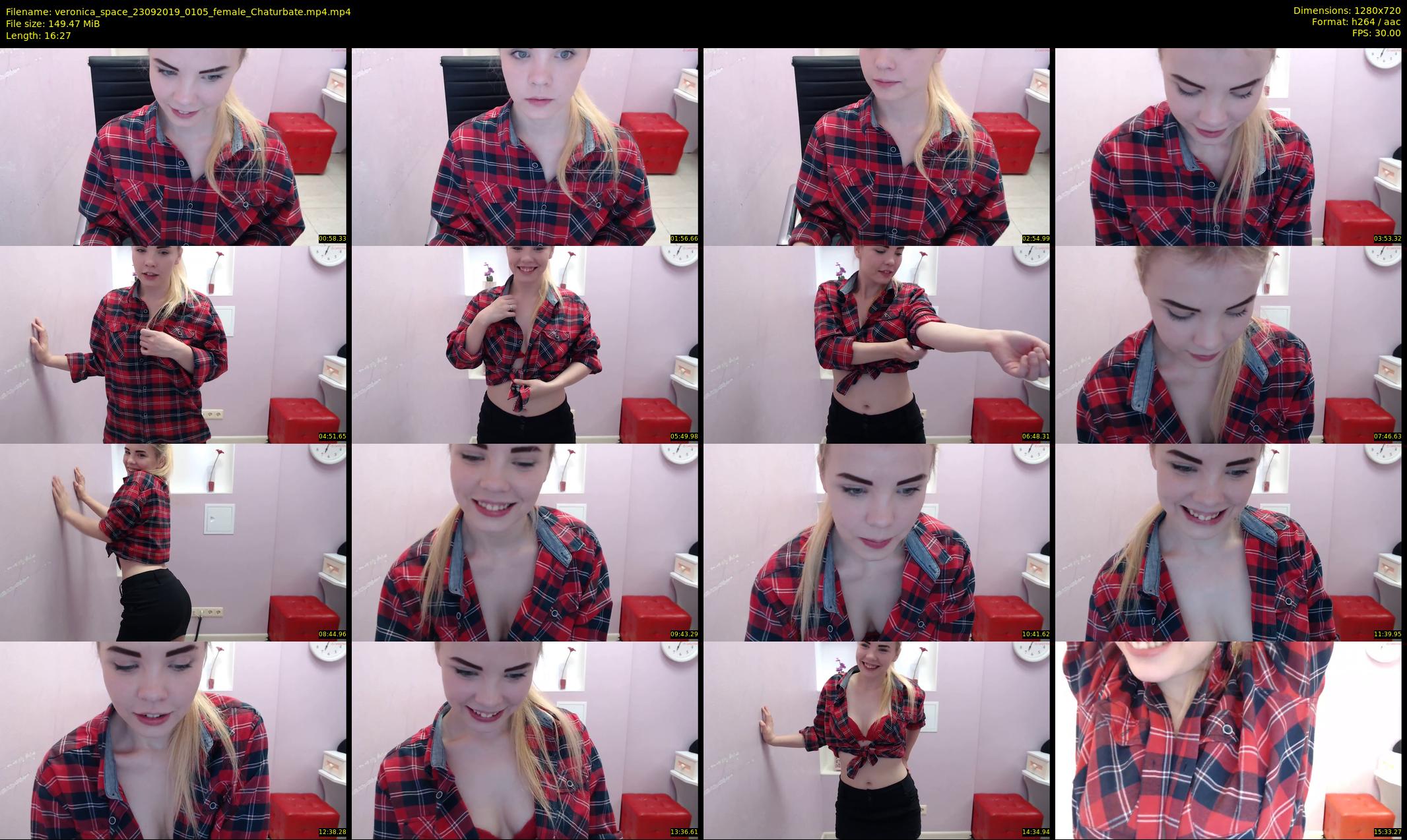 veronica_space — 17 minute Chaturbate female cam show recording, 720p, Sep 23, 2019