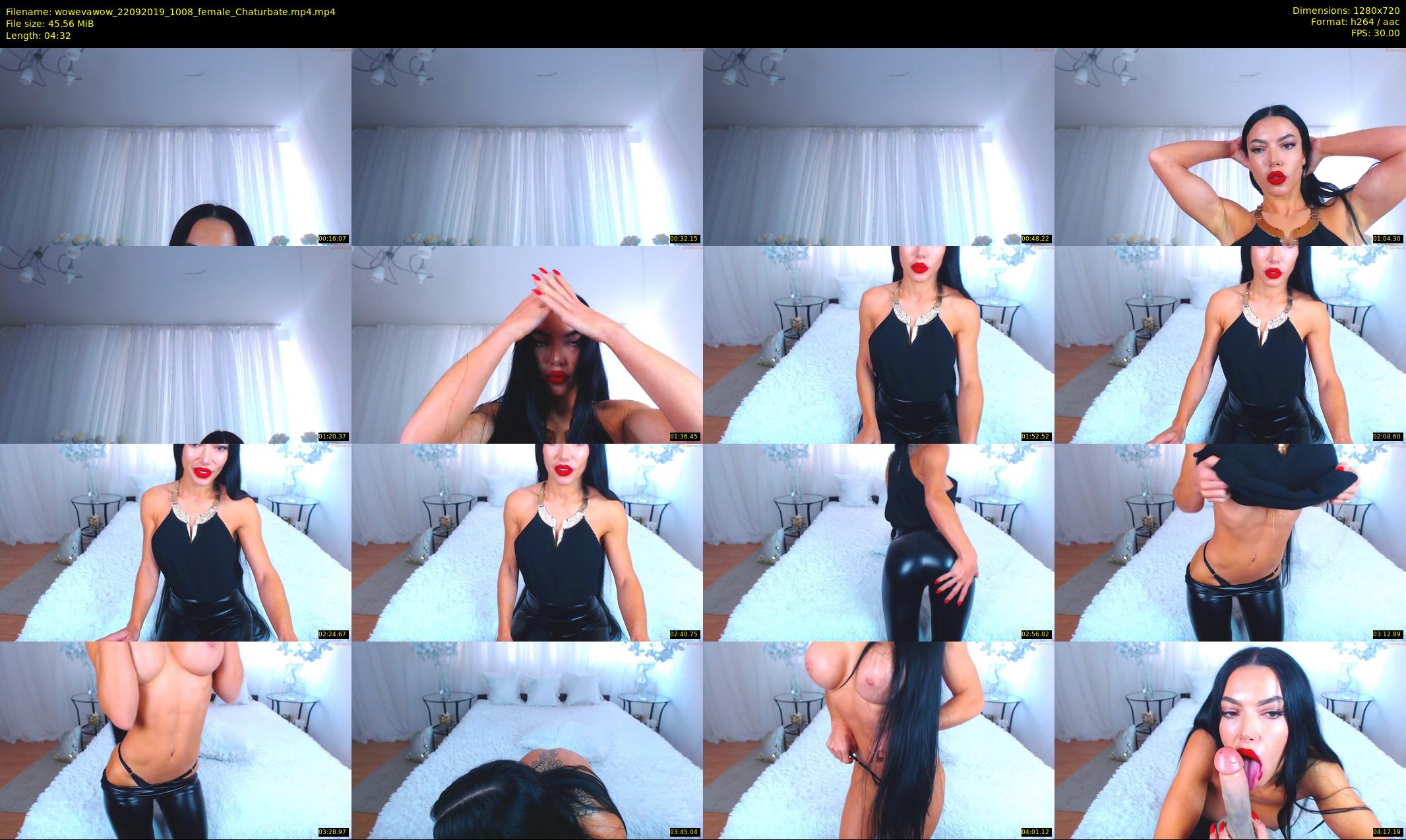 wowevawow — 5 minute Chaturbate female cam show recording, 720p, Sep 22, 2019
