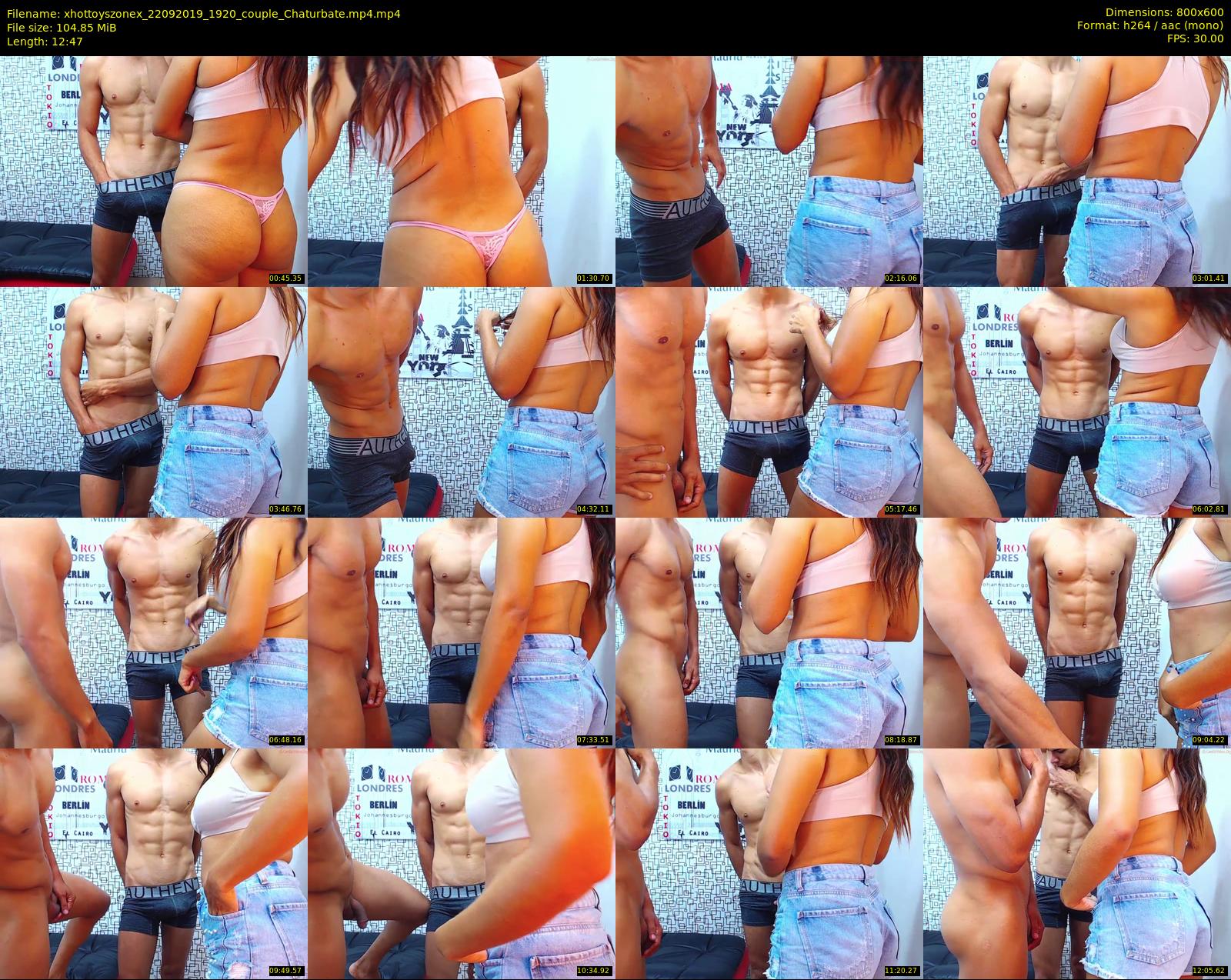 xhottoyszonex — 13 minute Chaturbate couple cam show recording, 480p, Sep 22, 2019