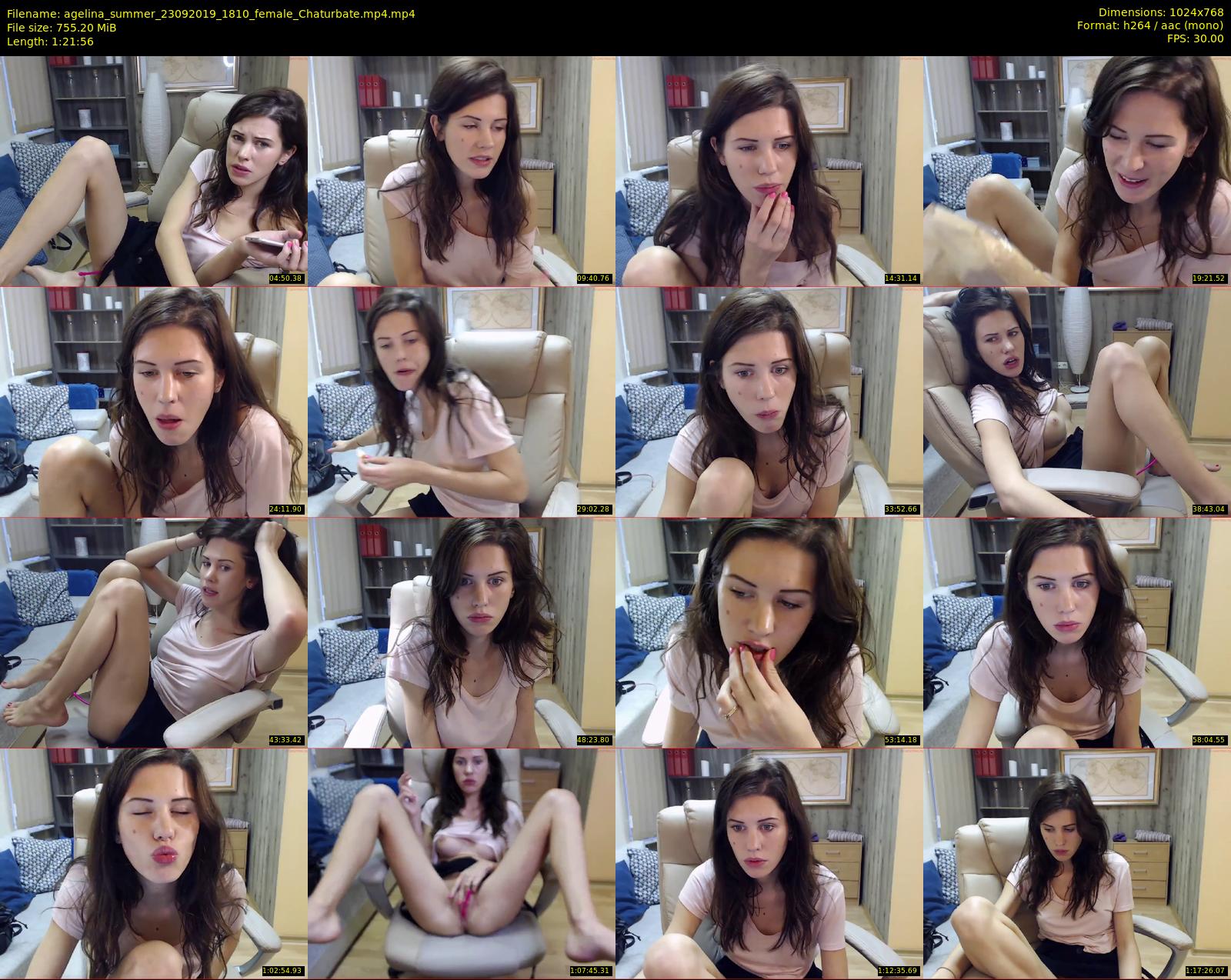 agelina_summer — 82 minute Chaturbate female cam show recording, 720p, Sep 23, 2019