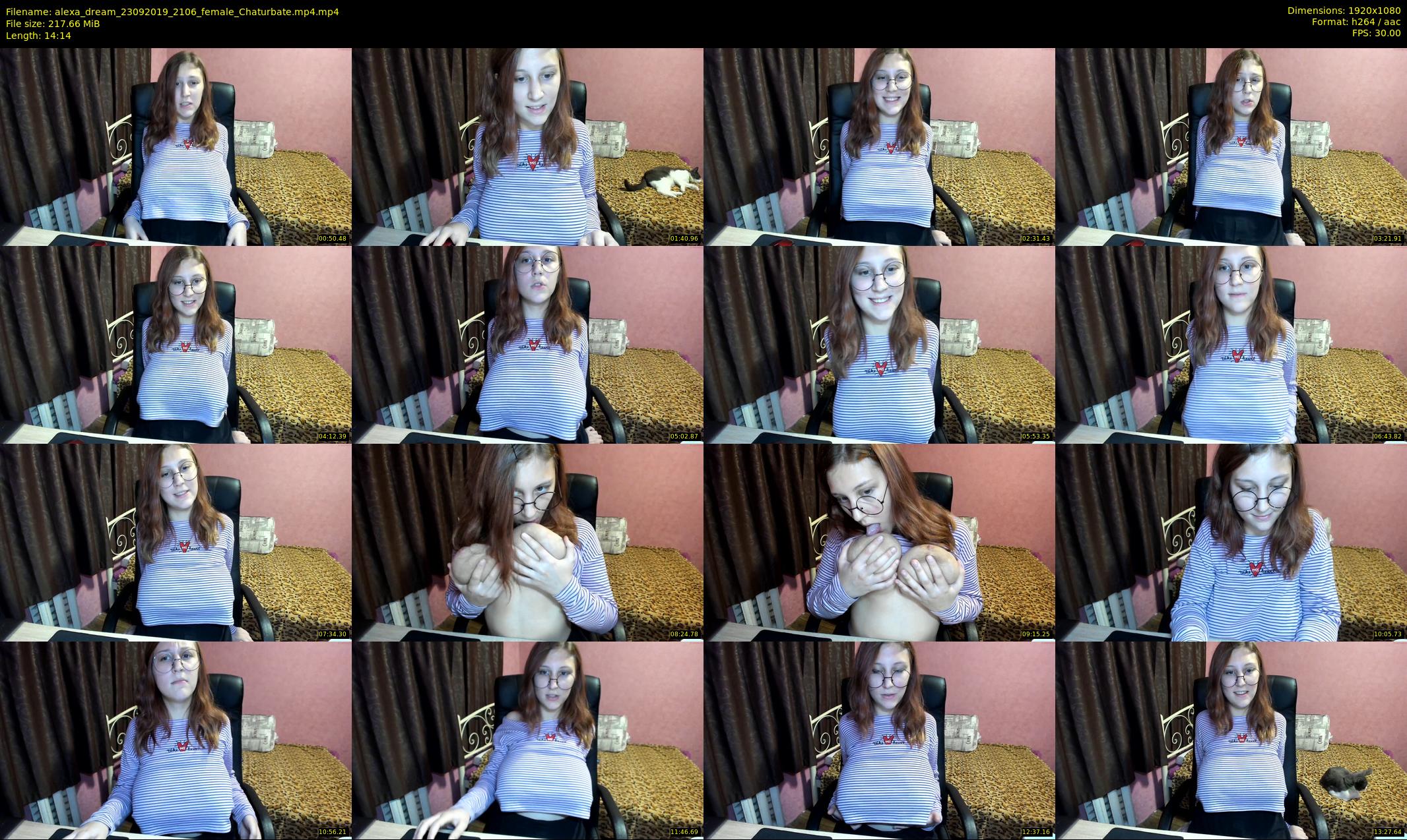 alexa_dream — 15 minute Chaturbate female cam show recording, 1080p, Sep 23, 2019