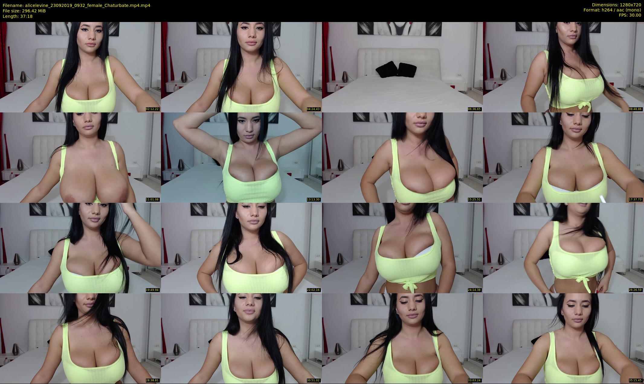 alicelevine — 38 minute Chaturbate female cam show recording, 720p, Sep 23, 2019
