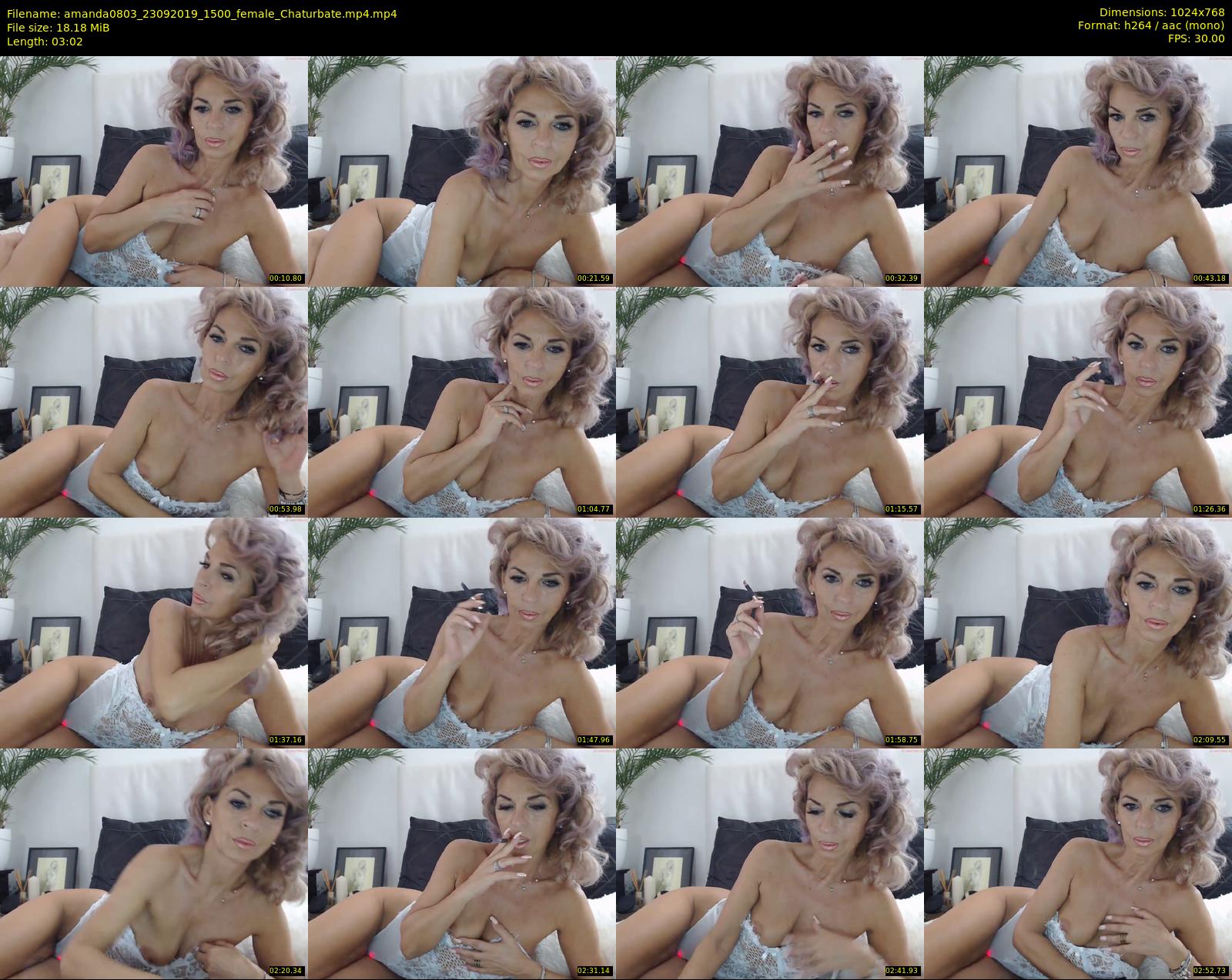 amanda0803 — 4 minute Chaturbate female cam show recording, 720p, Sep 23, 2019