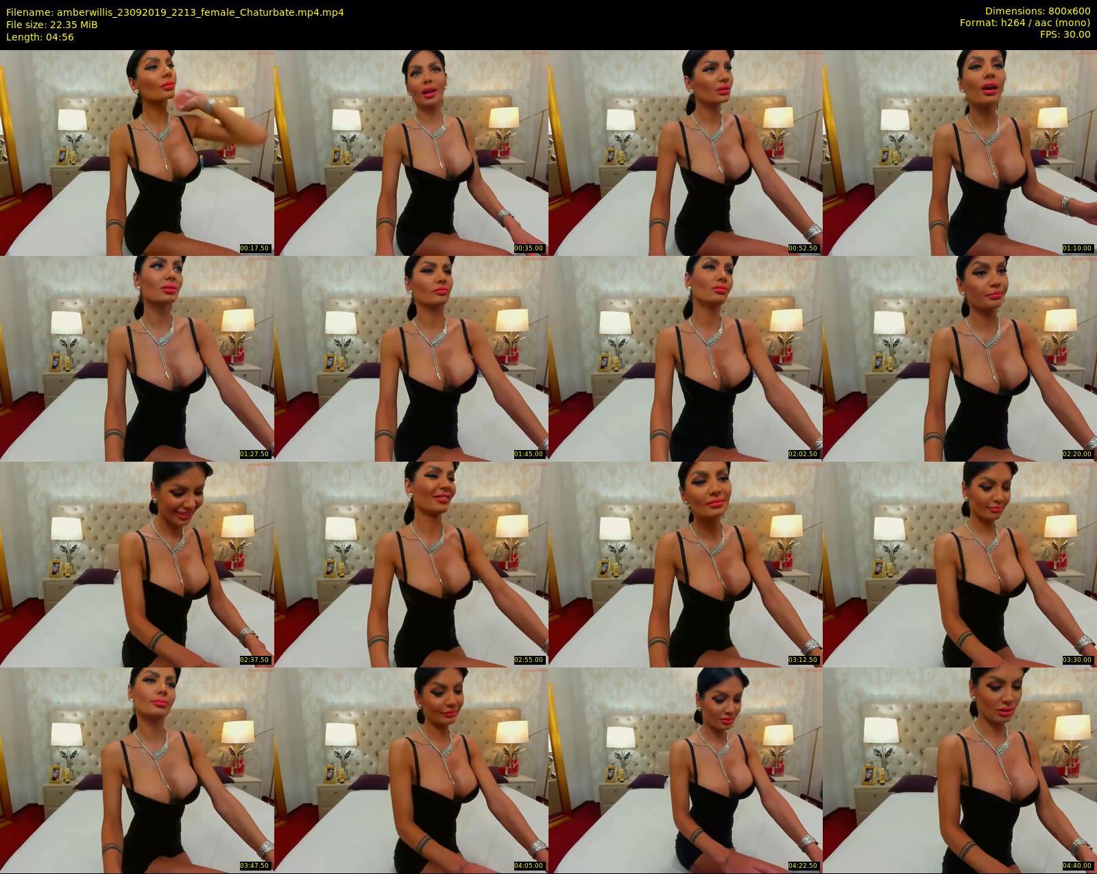 amberwillis — 5 minute Chaturbate female cam show recording, 480p, Sep 23, 2019