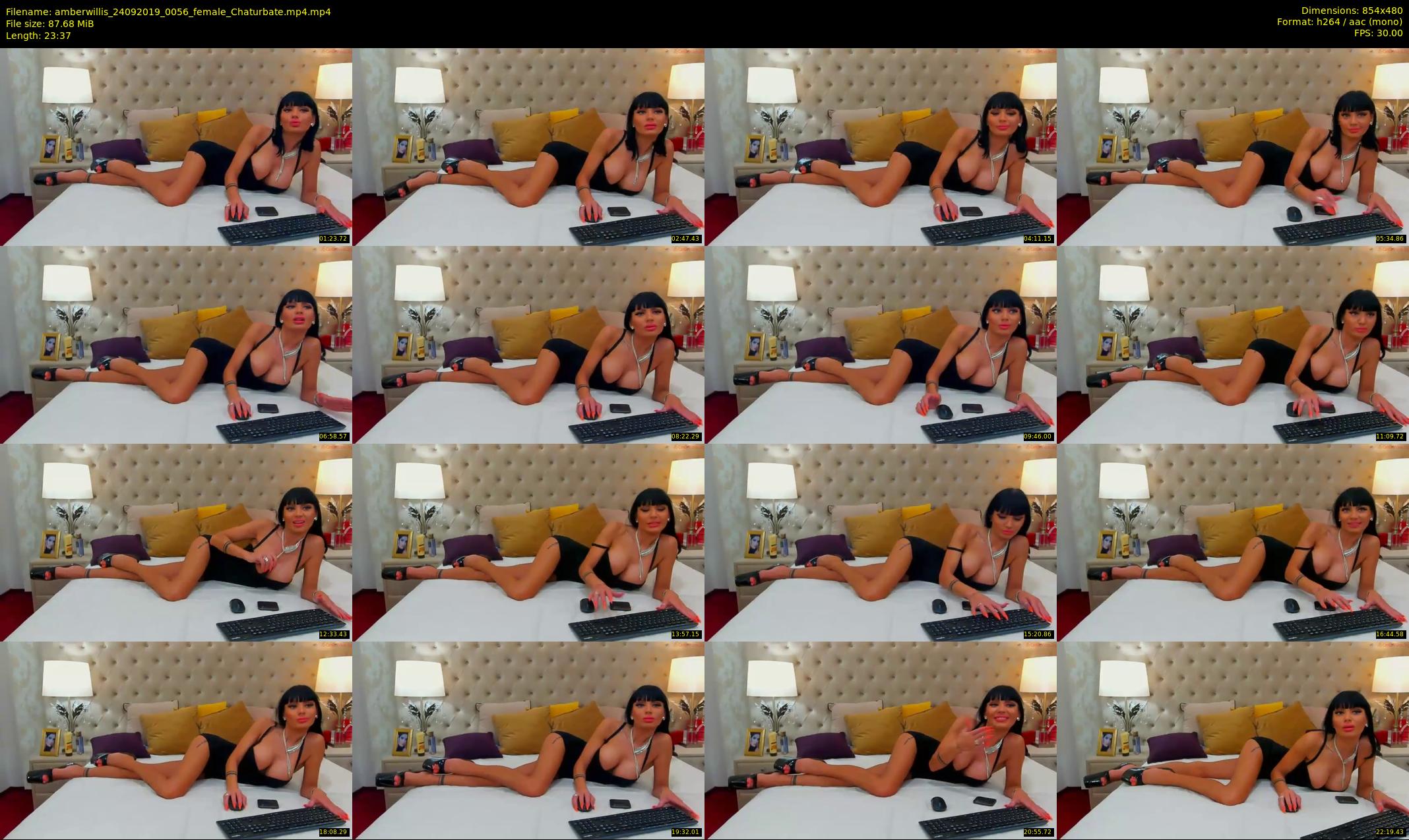 amberwillis — 24 minute Chaturbate female cam show recording, 480p, Sep 24, 2019