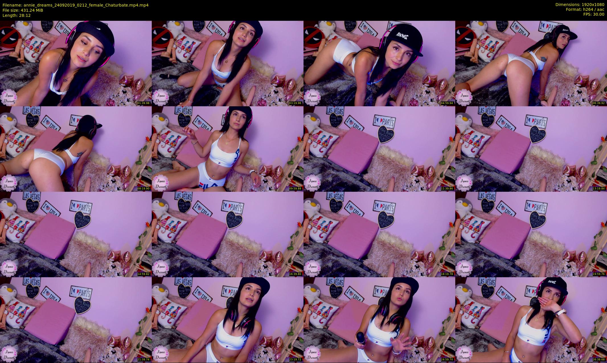 annie_dreams — 29 minute Chaturbate female cam show recording, 1080p, Sep 24, 2019