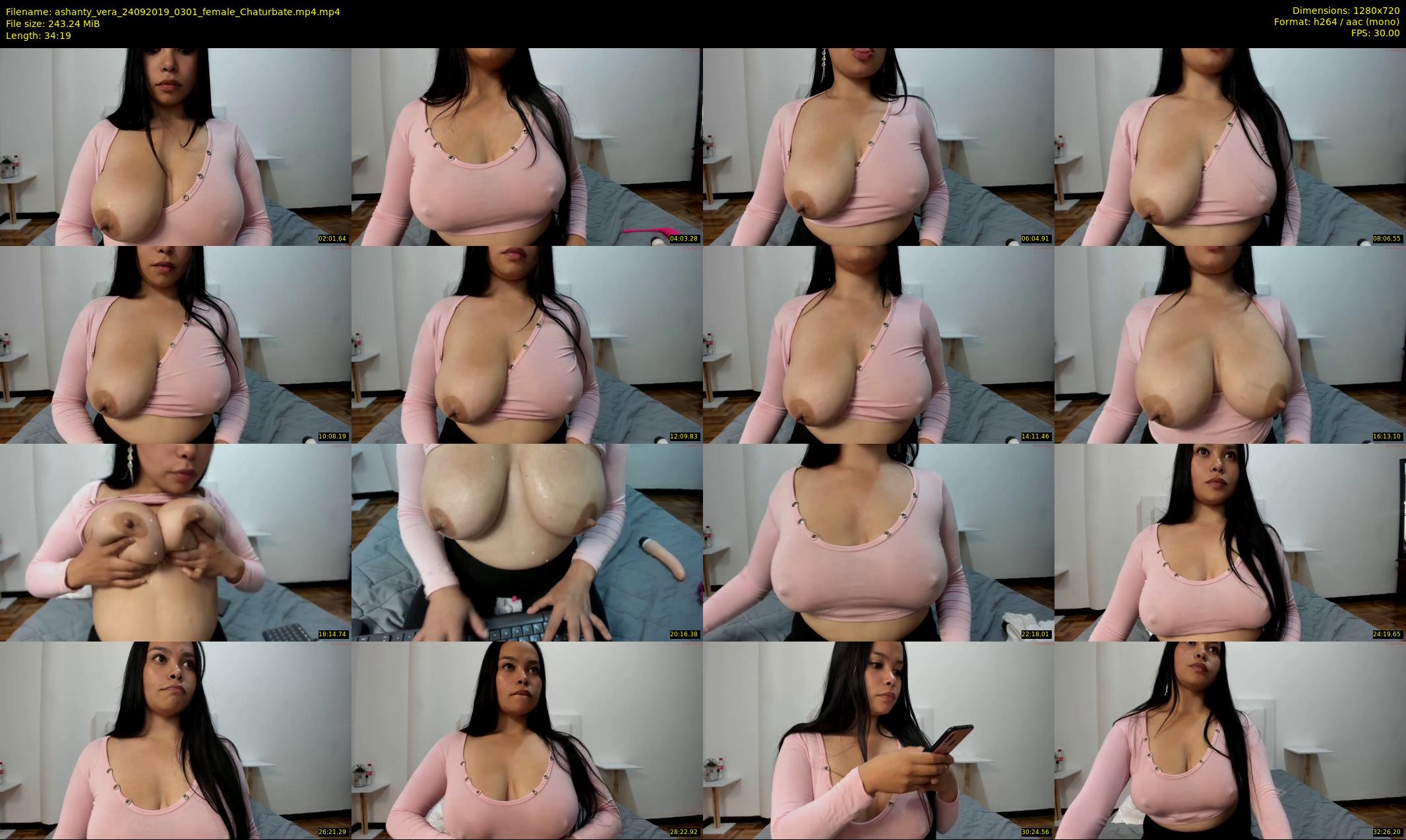 ashanty_vera — 35 minute Chaturbate couple cam show recording, 720p, Sep 24, 2019