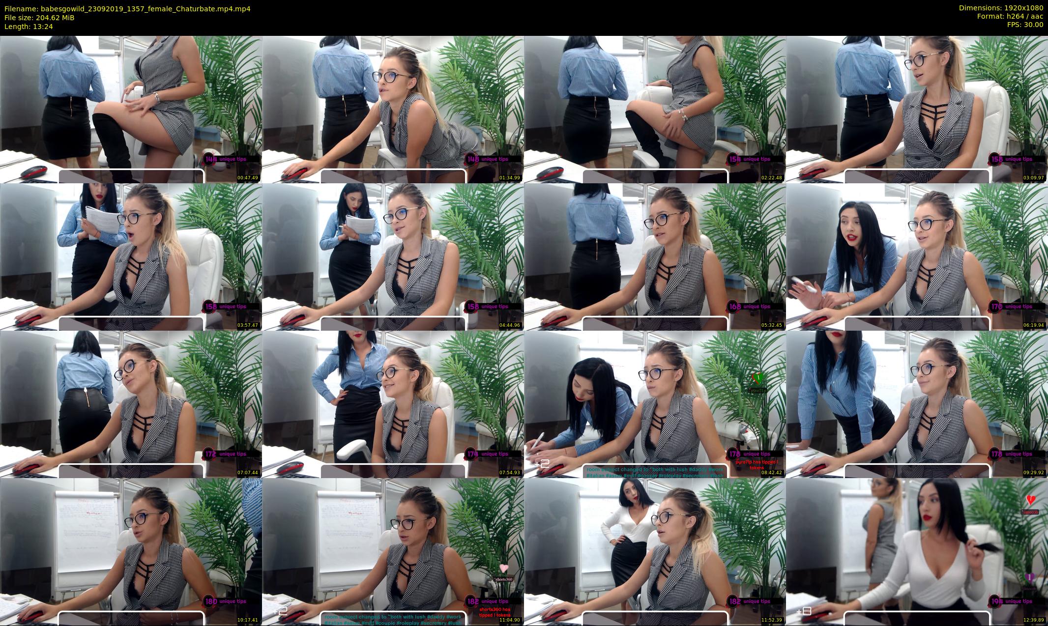 babesgowild — 14 minute Chaturbate couple cam show recording, 1080p, Sep 23, 2019