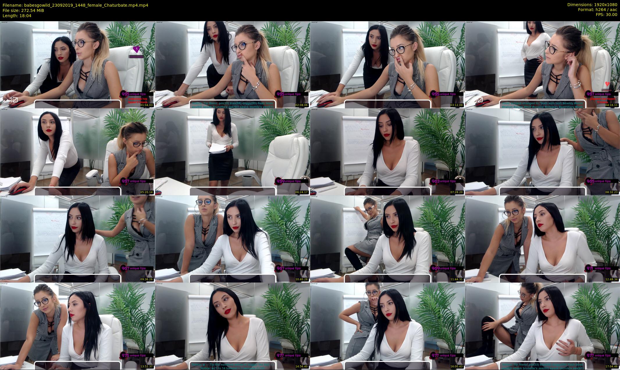 babesgowild — 19 minute Chaturbate couple cam show recording, 1080p, Sep 23, 2019