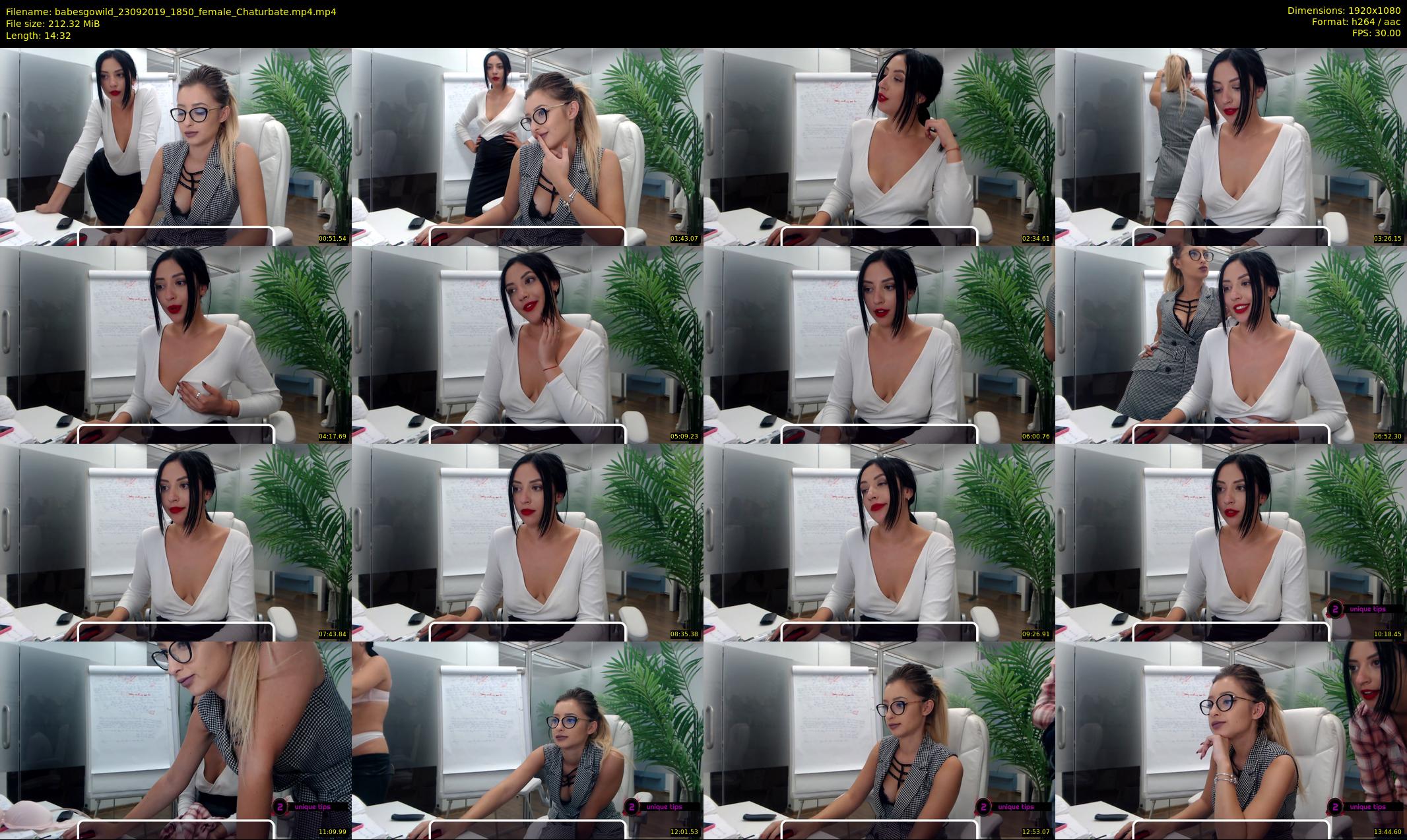 babesgowild — 15 minute Chaturbate couple cam show recording, 1080p, Sep 23, 2019