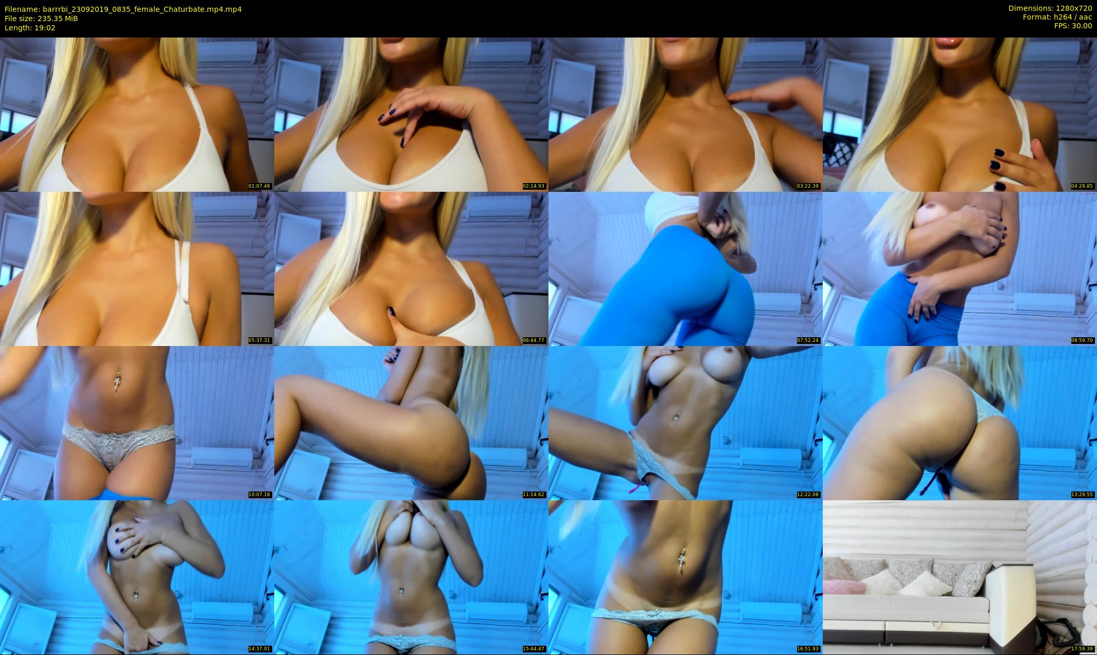 barrrbi — 20 minute Chaturbate female cam show recording, 720p, Sep 23, 2019