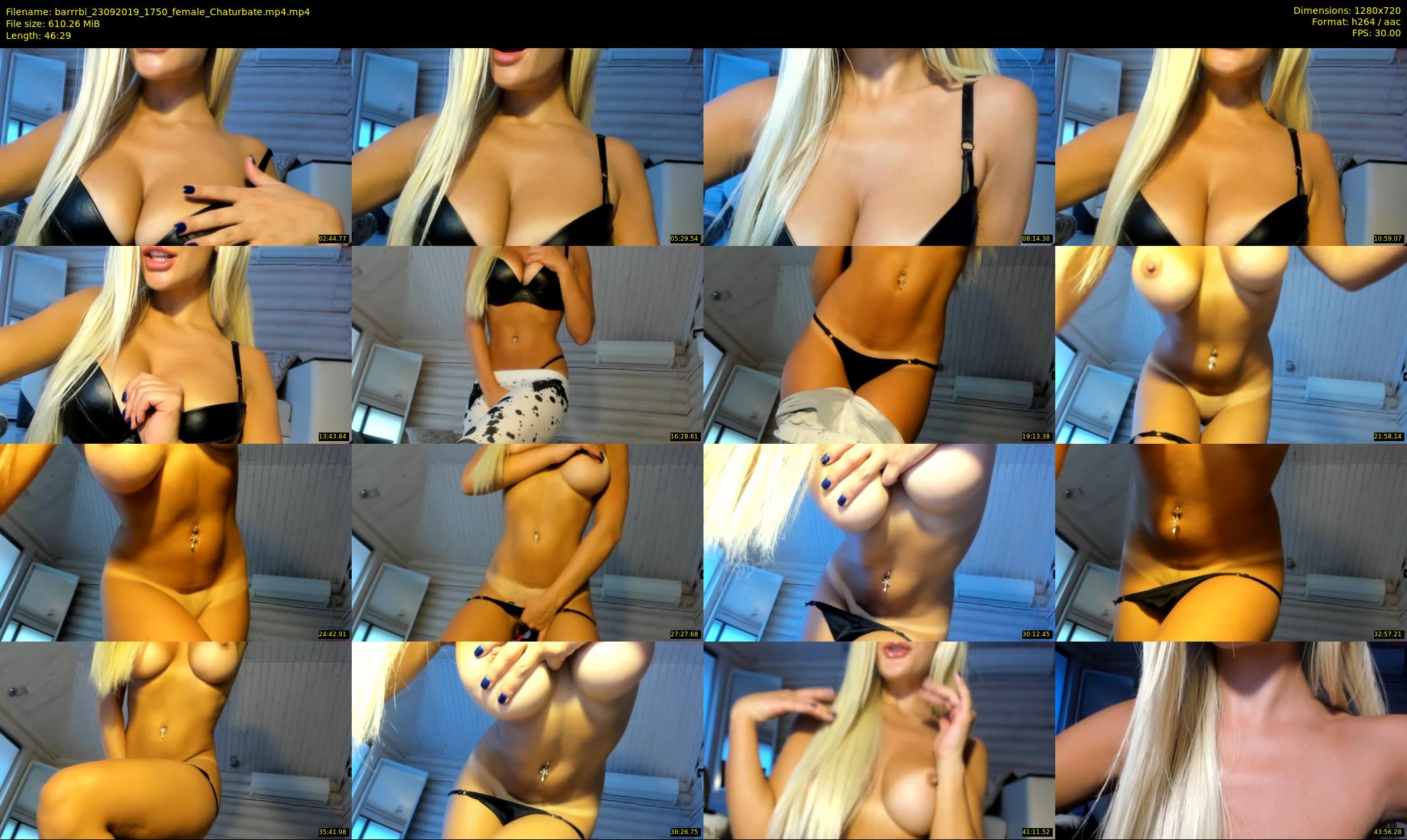 barrrbi — 47 minute Chaturbate female cam show recording, 720p, Sep 23, 2019