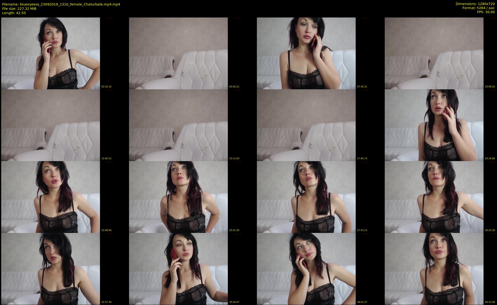 blueeyeess — 43 minute Chaturbate female cam show recording, 720p, Sep 23, 2019