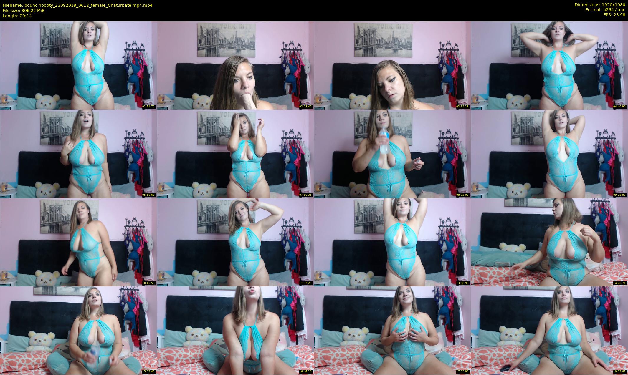 bouncinbooty — 21 minute Chaturbate female cam show recording, 1080p, Sep 23, 2019