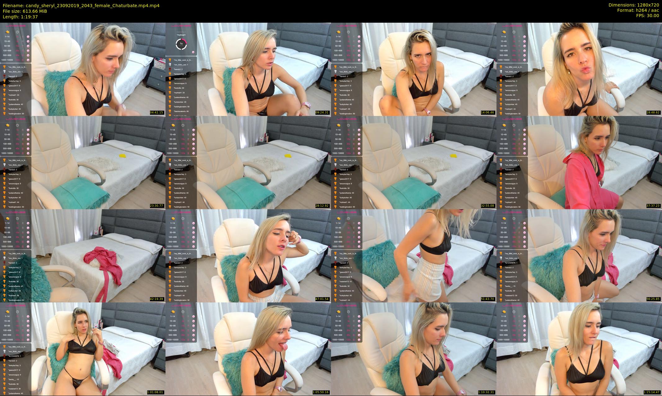 candy_sheryl — 80 minute Chaturbate female cam show recording, 720p, Sep 23, 2019