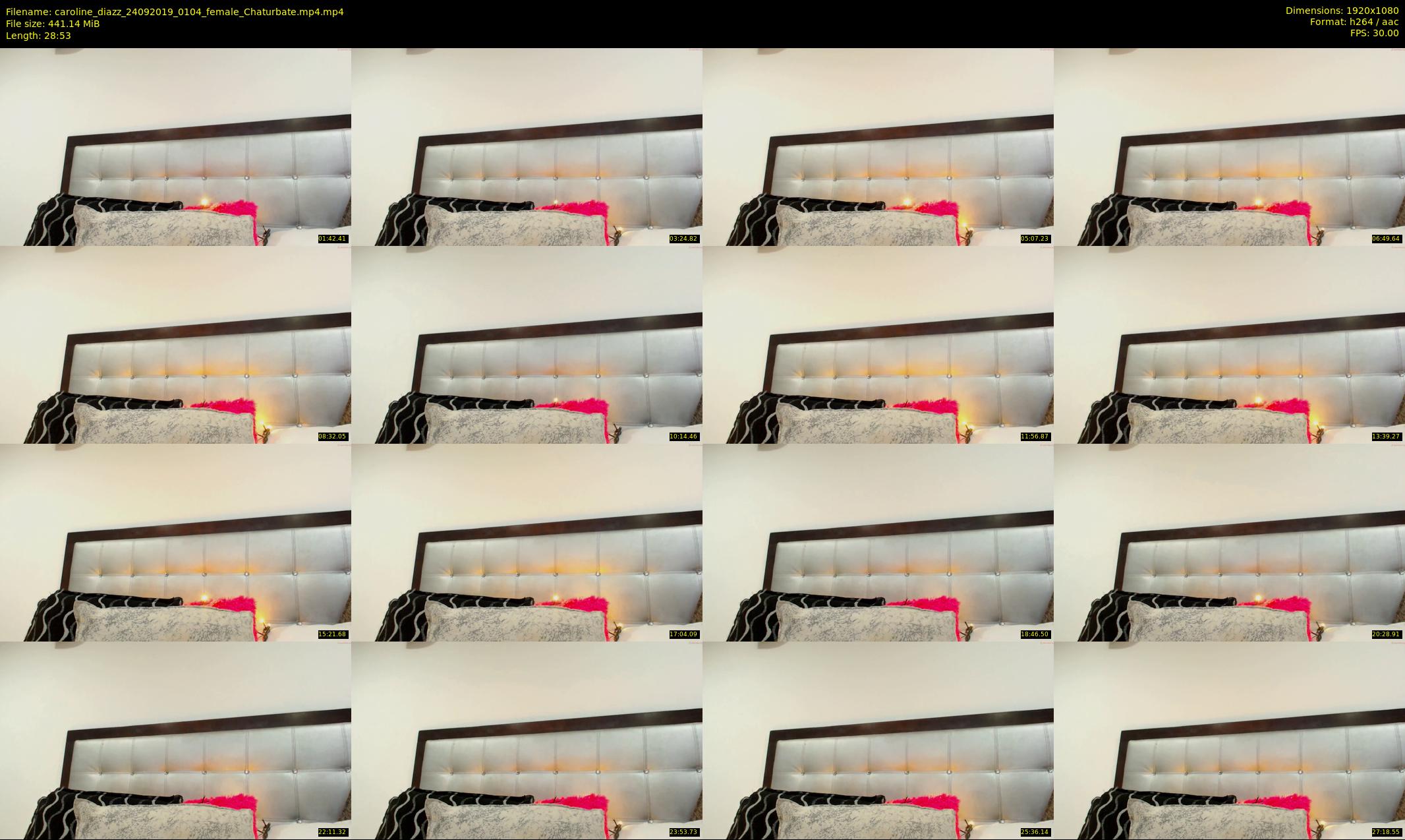 caroline_diazz — 29 minute Chaturbate female cam show recording, 1080p, Sep 24, 2019