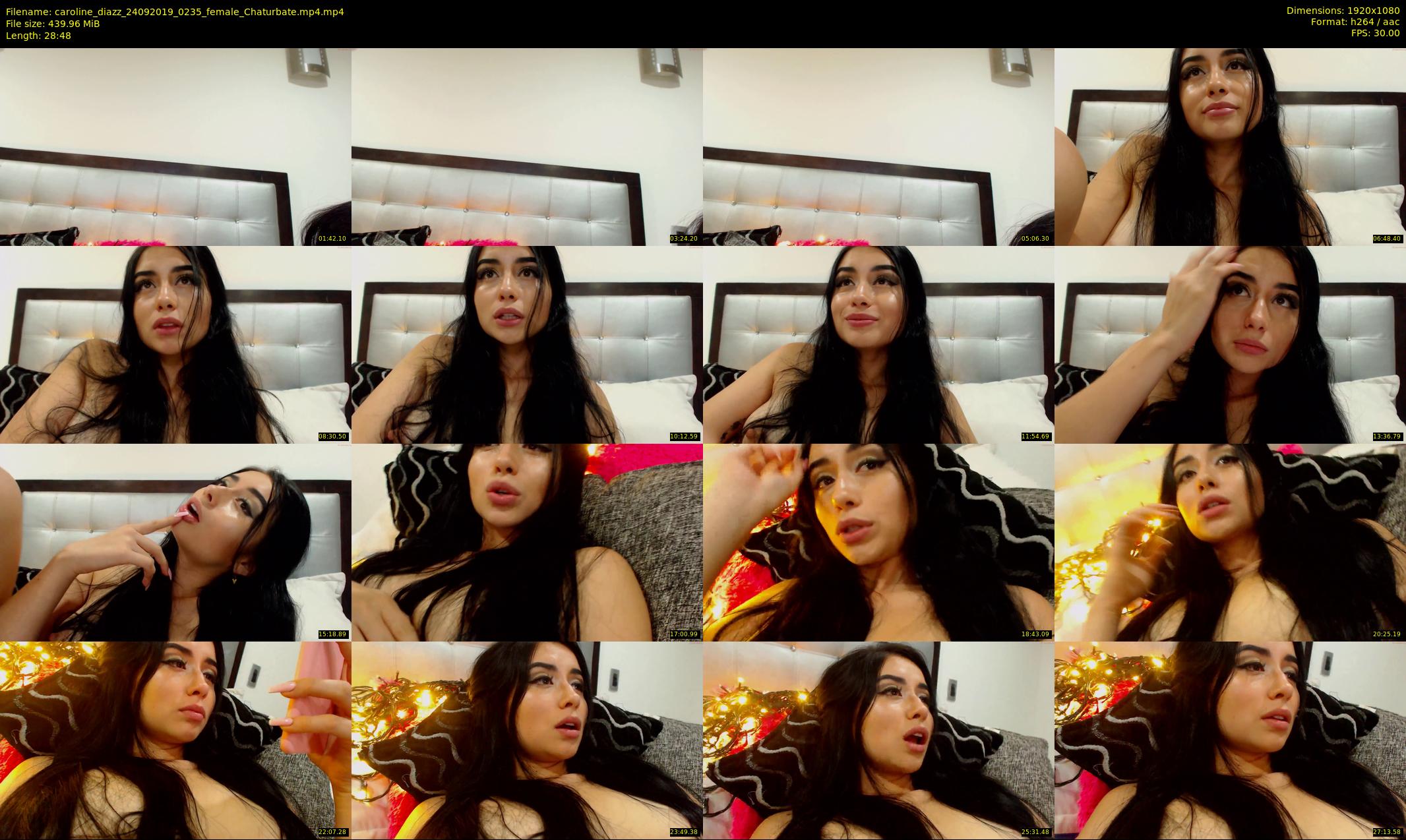 caroline_diazz — 29 minute Chaturbate female cam show recording, 1080p, Sep 24, 2019