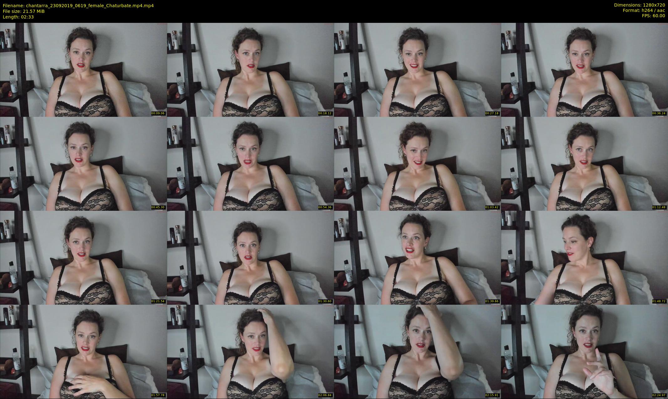 chantarra — 3 minute Chaturbate female cam show recording, 720p, Sep 23, 2019