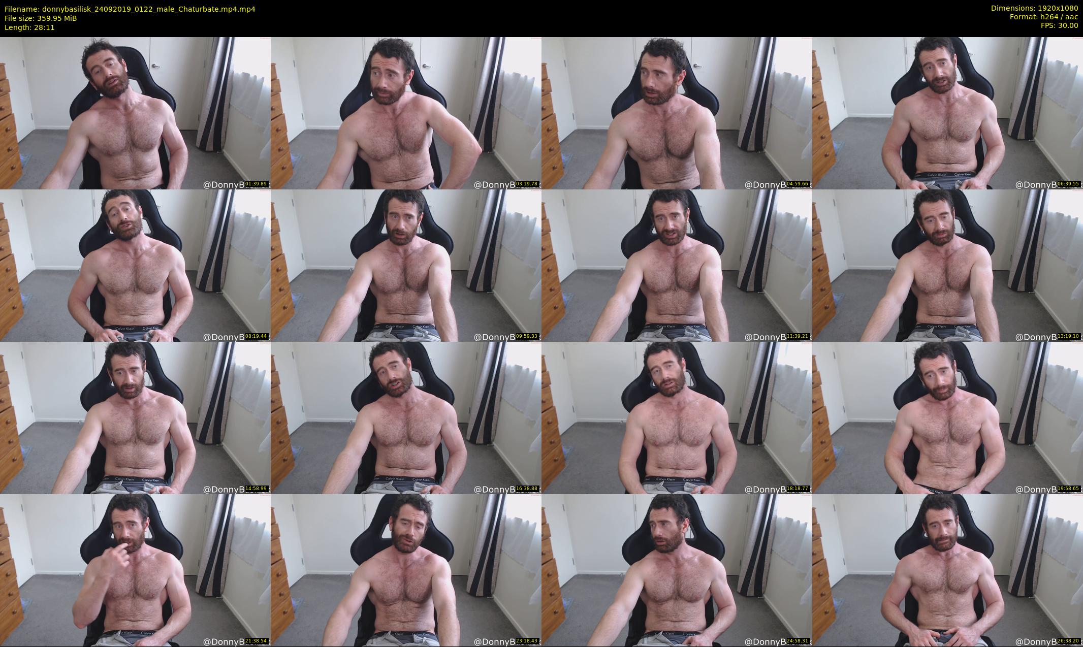 donnybasilisk — 29 minute Chaturbate male cam show recording, 1080p, Sep 24, 2019