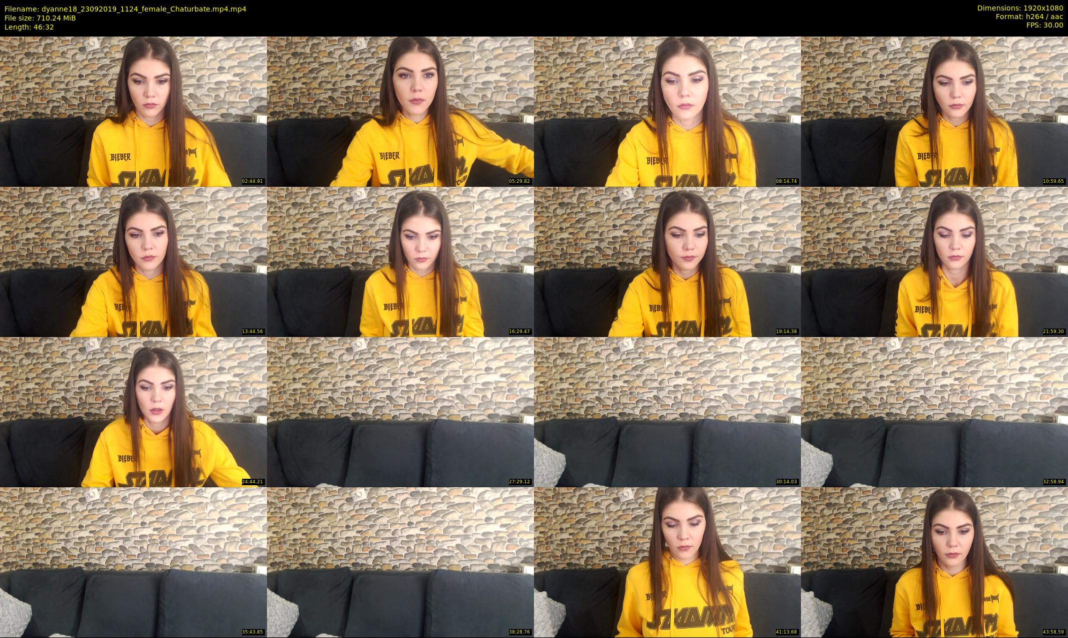 dyanne18 — 47 minute Chaturbate female cam show recording, 1080p, Sep 23, 2019