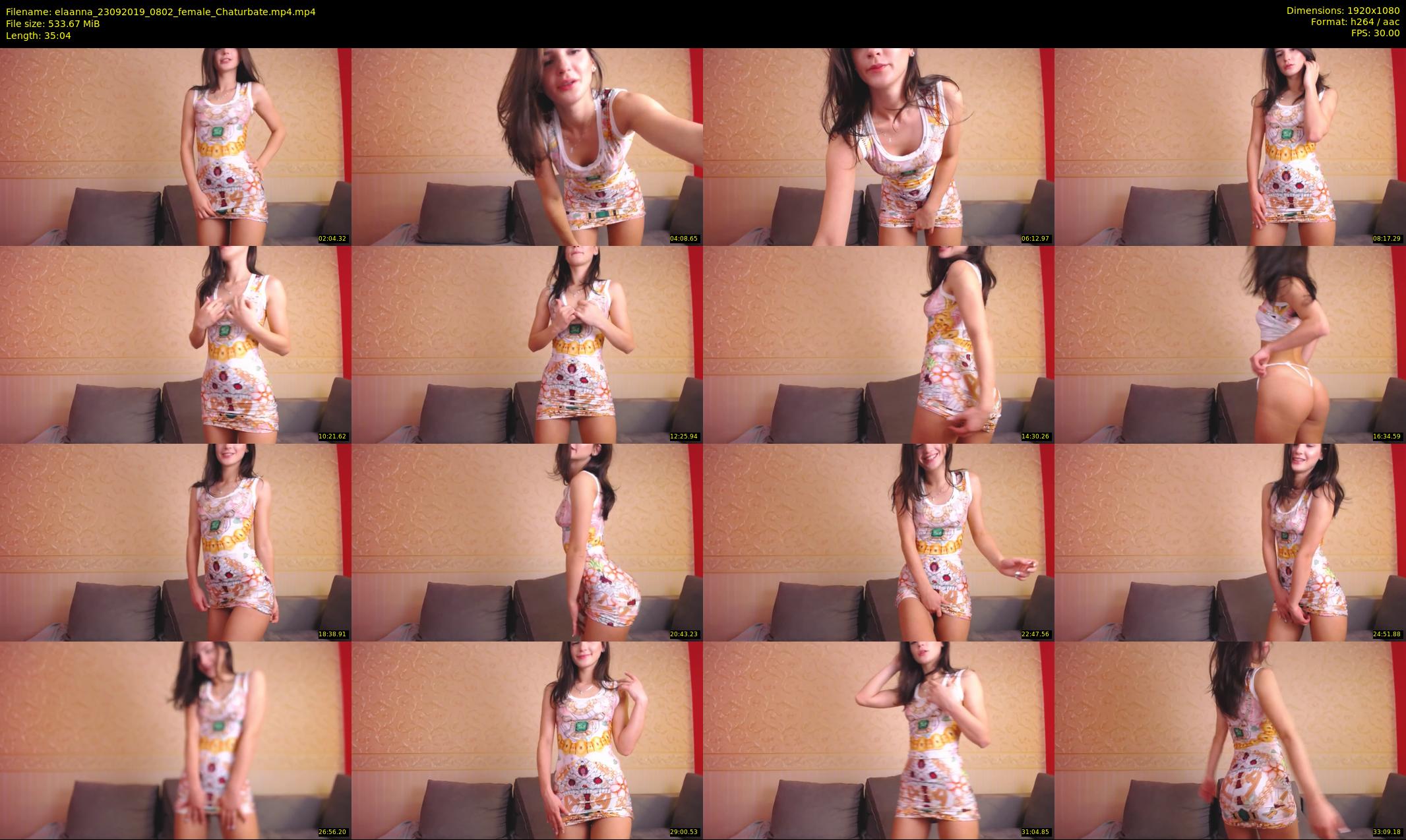 elaanna — 36 minute Chaturbate female cam show recording, 1080p, Sep 23, 2019