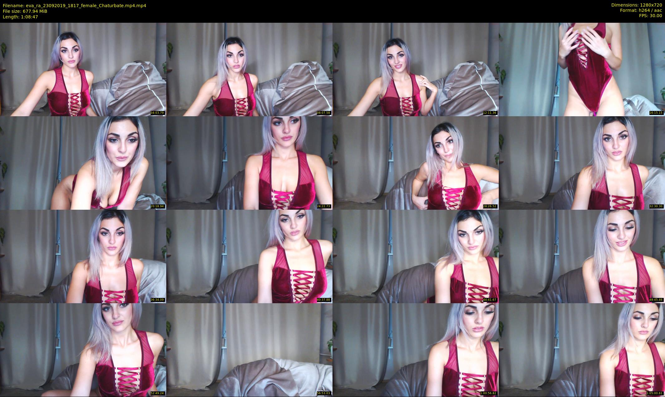 eva_ra — 69 minute Chaturbate female cam show recording, 720p, Sep 23, 2019
