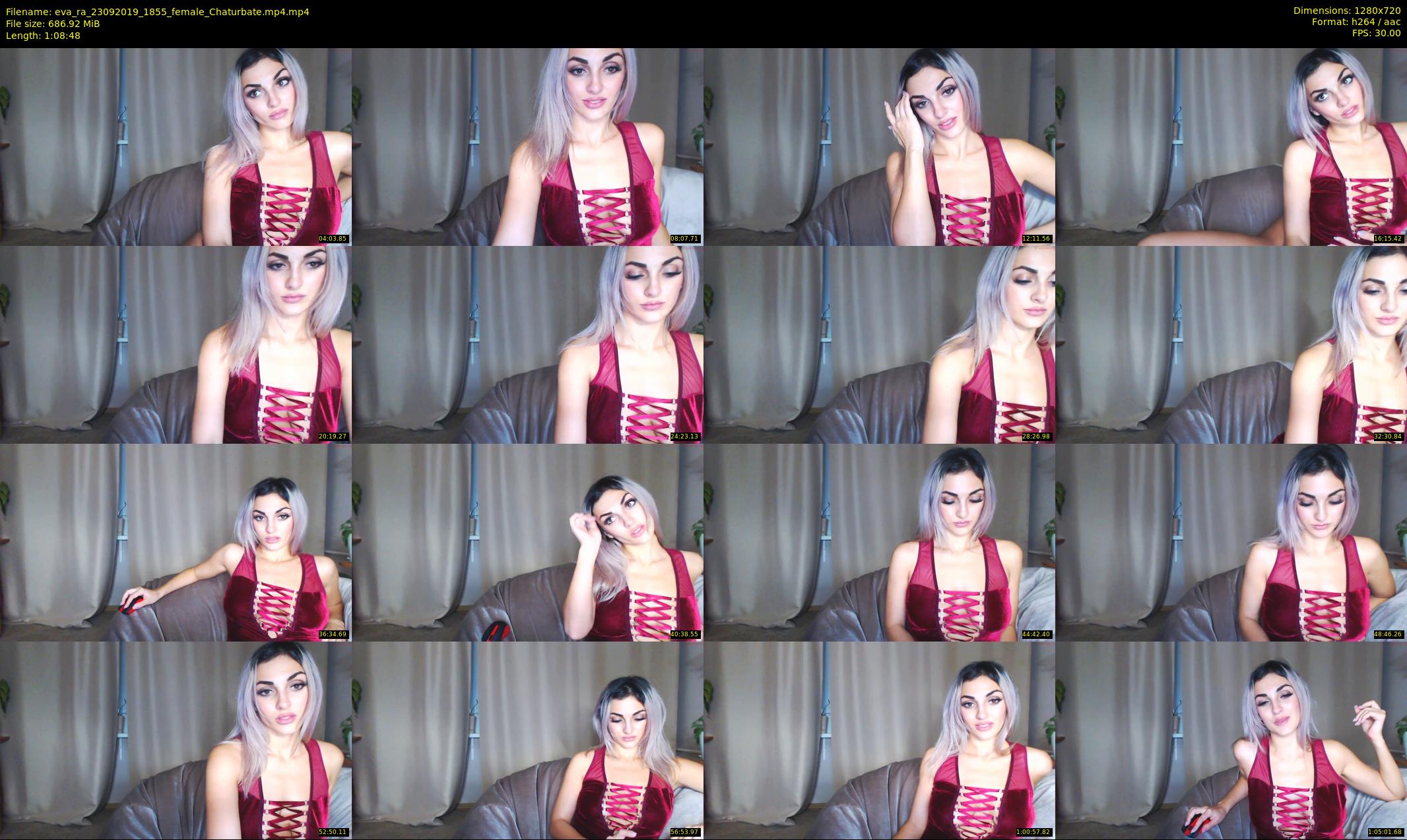 eva_ra — 69 minute Chaturbate female cam show recording, 720p, Sep 23, 2019