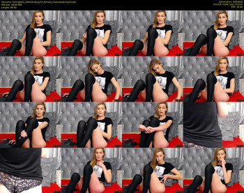 hornygirllx — 10 minute Chaturbate female cam show recording, 480p, Sep 24, 2019