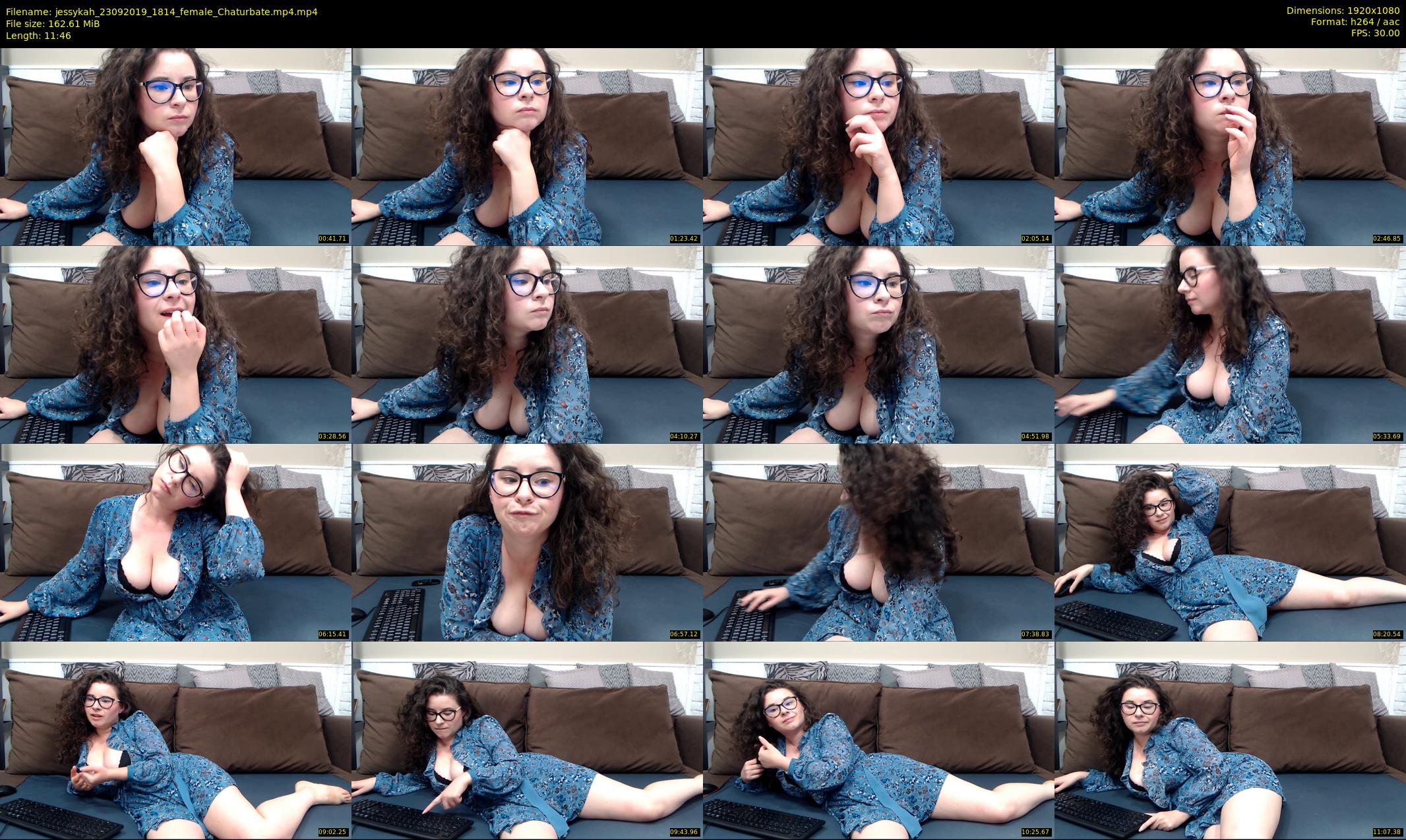 jessykah — 12 minute Chaturbate female cam show recording, 1080p, Sep 23, 2019