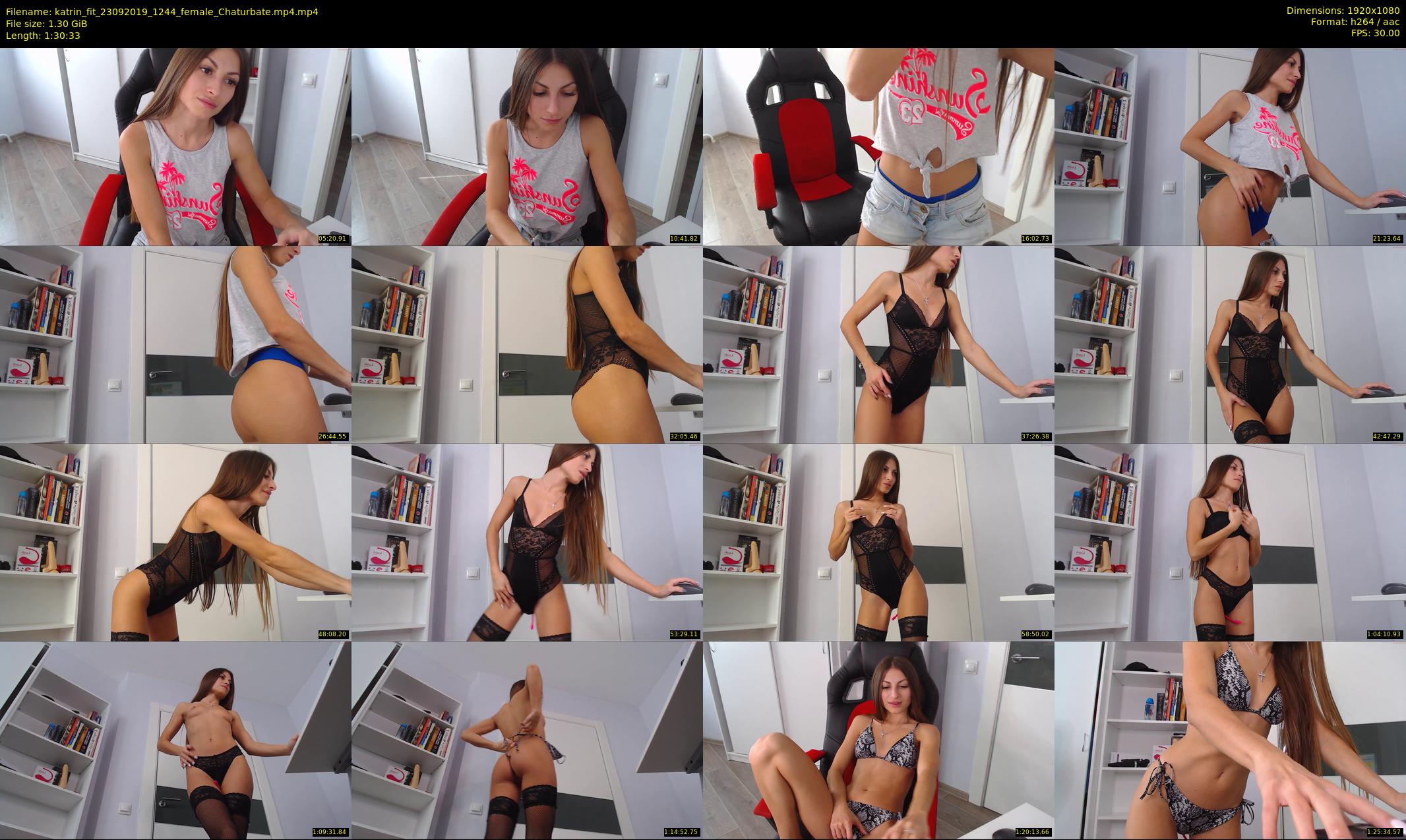 katrin_fit — 91 minute Chaturbate female cam show recording, 1080p, Sep 23, 2019
