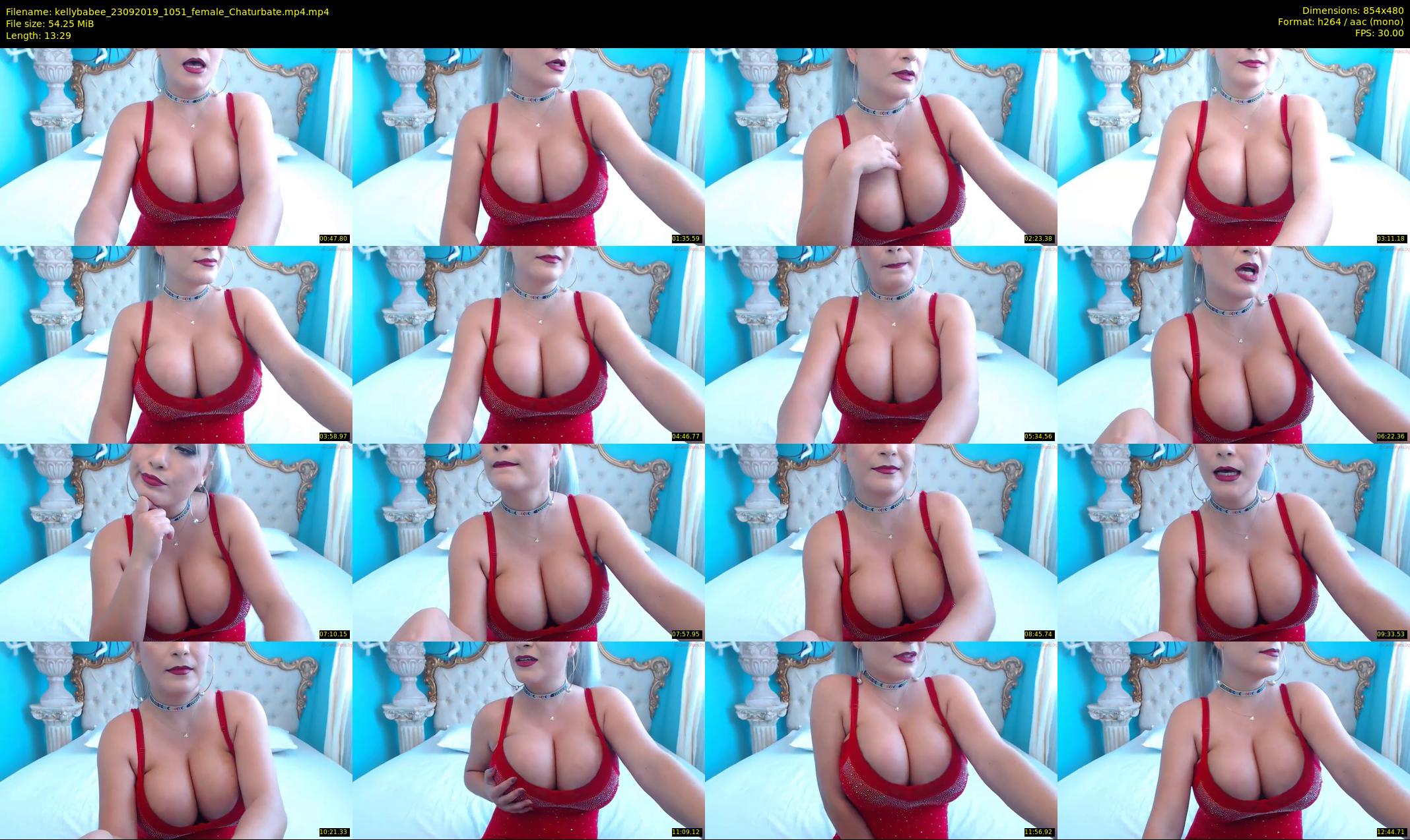 kellybabee — 14 minute Chaturbate female cam show recording, 480p, Sep 23, 2019