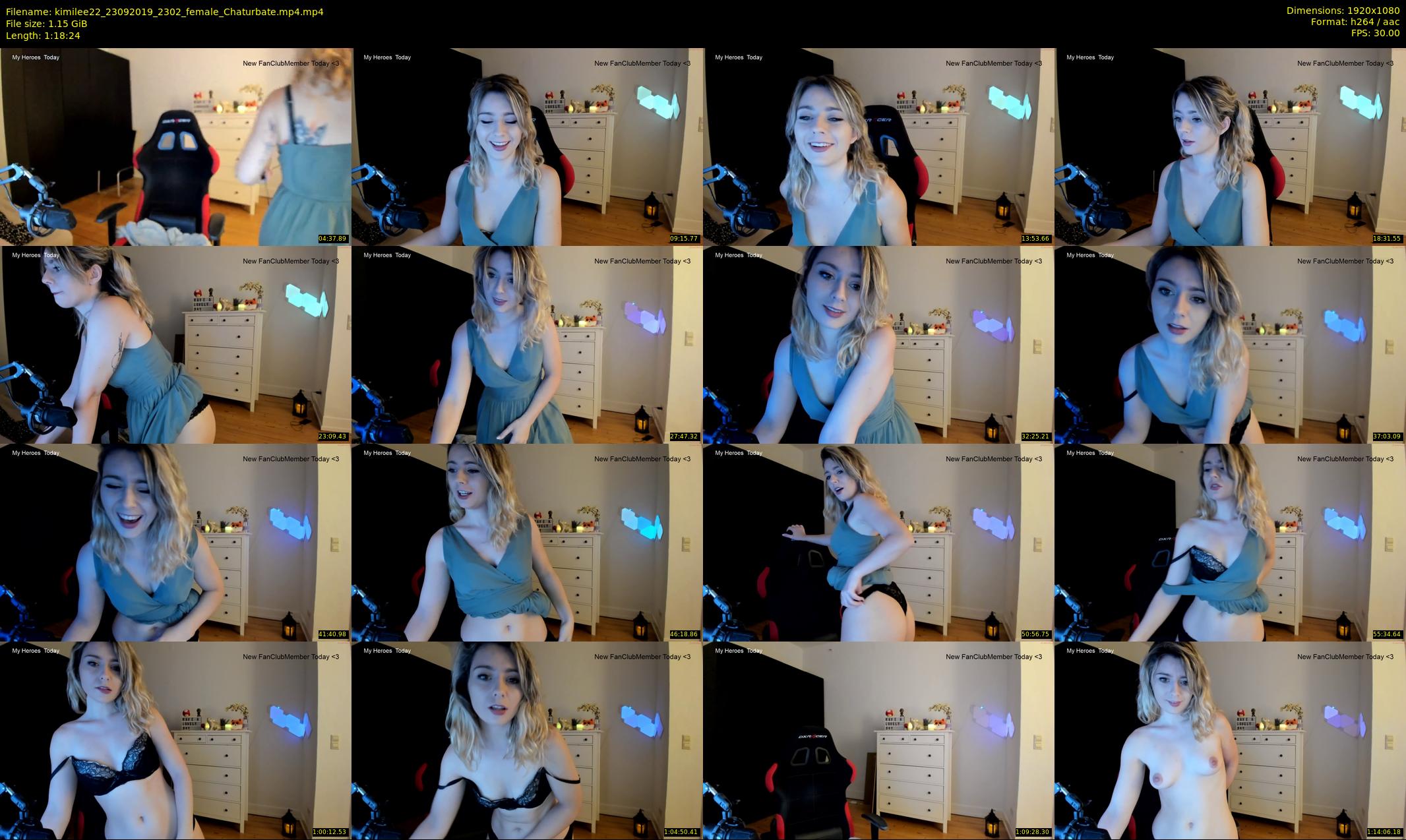kimilee22 — 79 minute Chaturbate female cam show recording, 1080p, Sep 23, 2019
