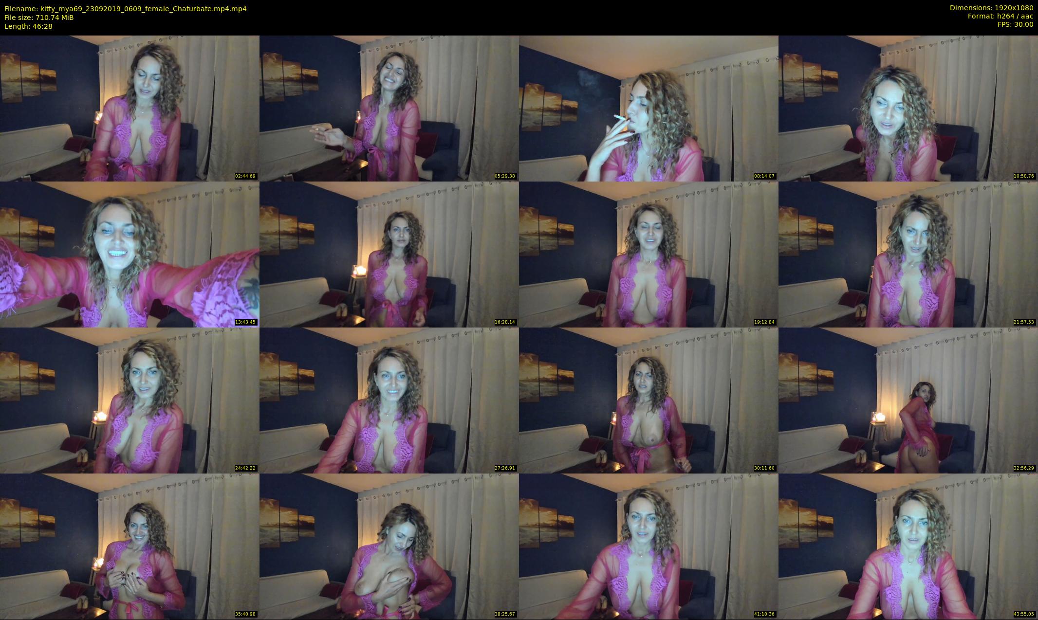 kitty_mya69 — 47 minute Chaturbate female cam show recording, 1080p, Sep 23, 2019