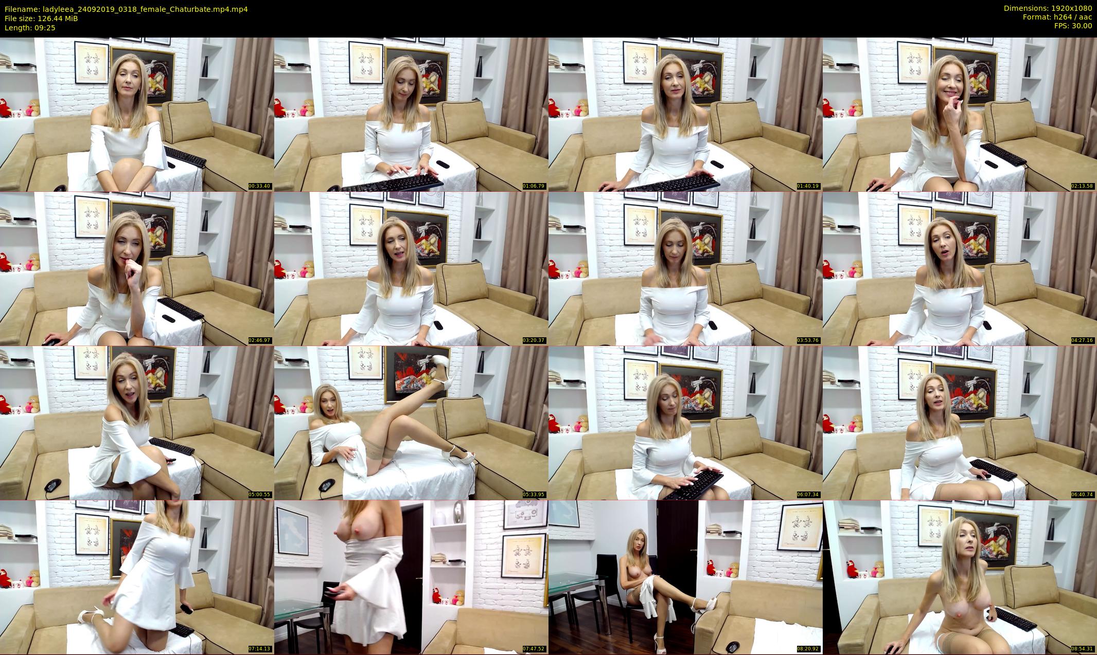 ladyleea — 10 minute Chaturbate female cam show recording, 1080p, Sep 24, 2019