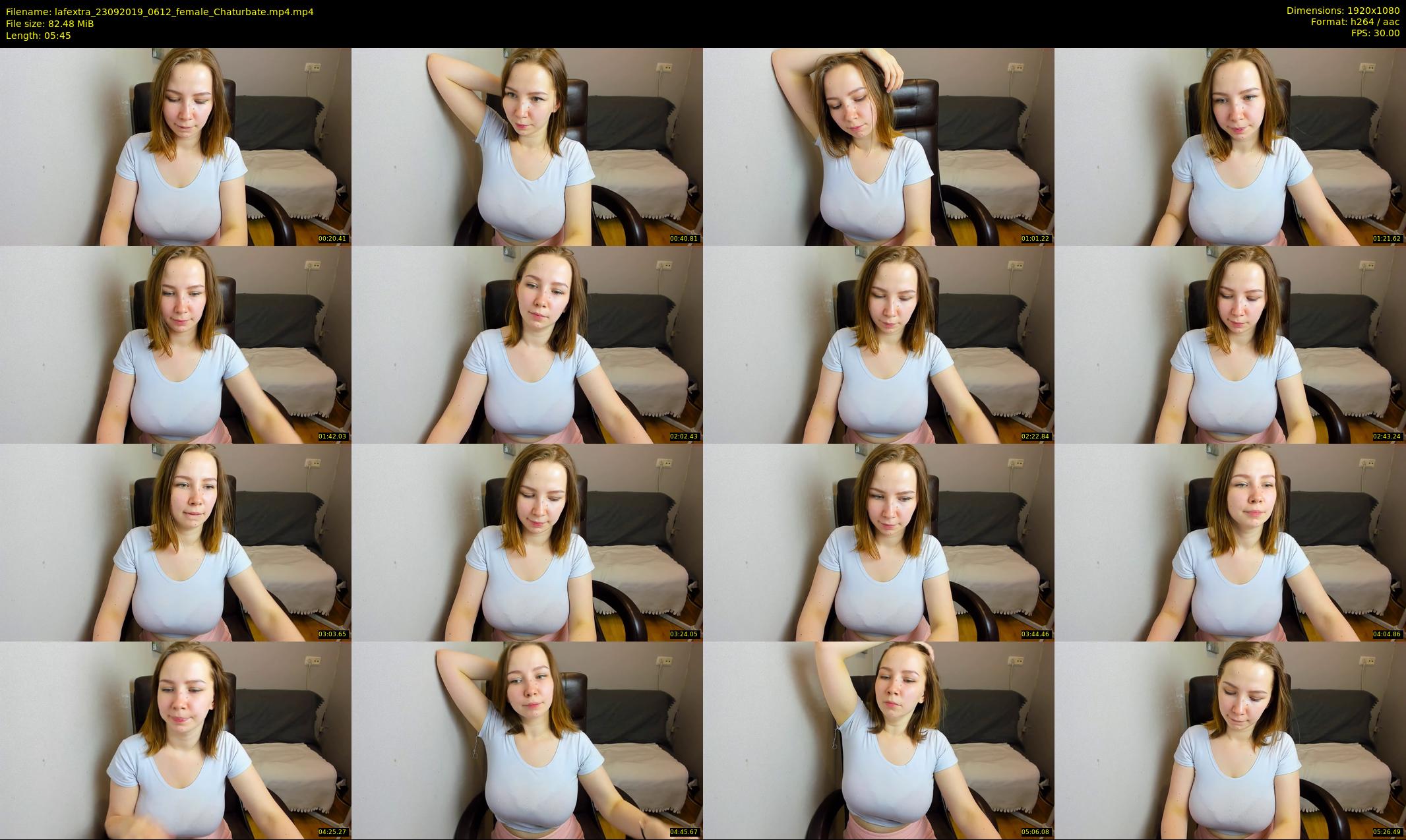 lafextra — 6 minute Chaturbate female cam show recording, 1080p, Sep 23, 2019