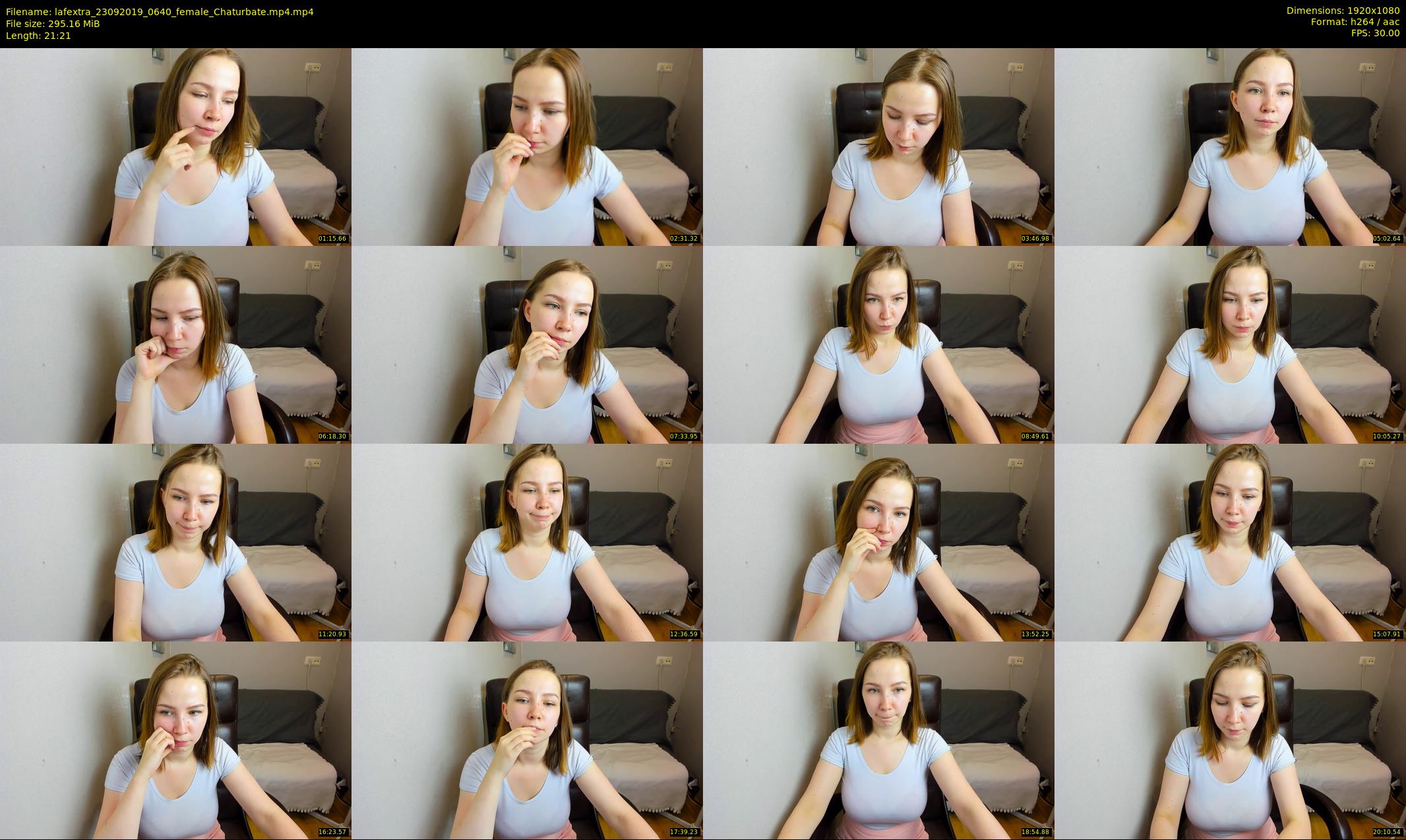 lafextra — 22 minute Chaturbate female cam show recording, 1080p, Sep 23, 2019