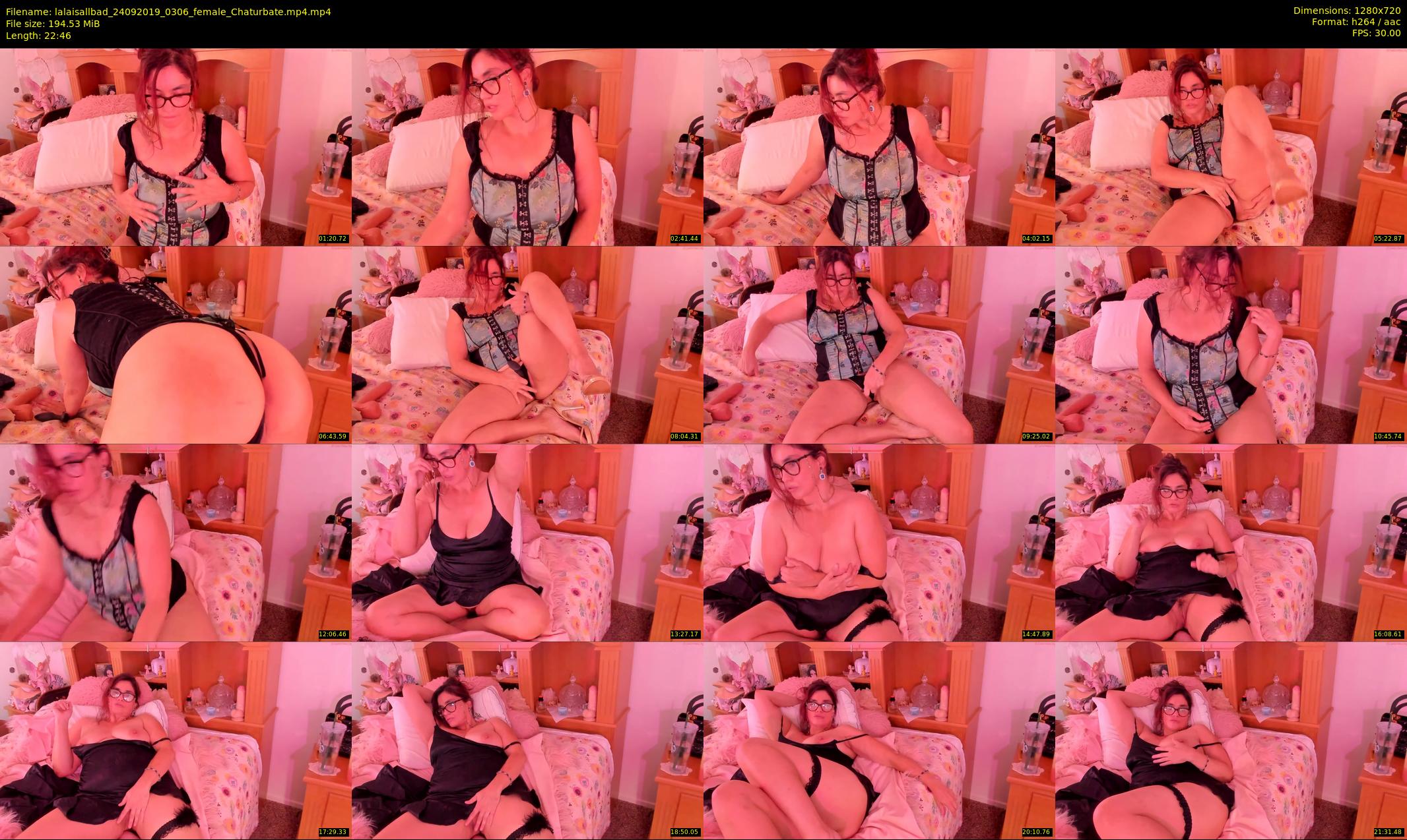 lalaisallbad — 23 minute Chaturbate female cam show recording, 720p, Sep 24, 2019