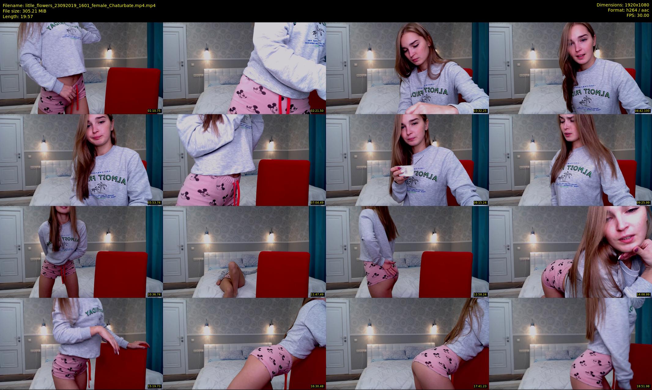 litlle_flowers — 20 minute Chaturbate female cam show recording, 1080p, Sep 23, 2019