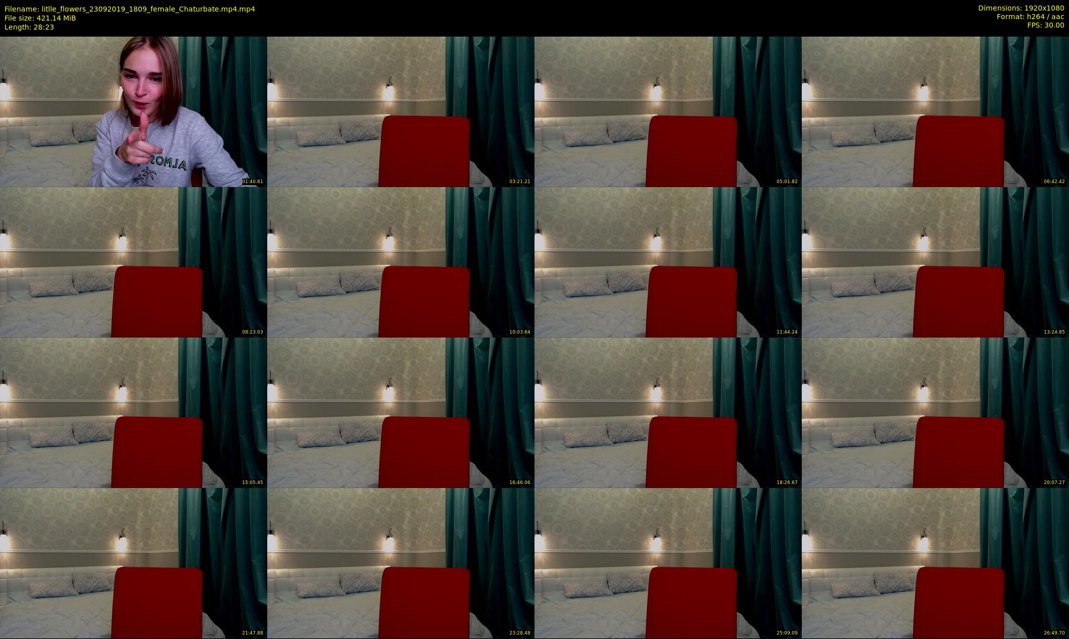 litlle_flowers — 29 minute Chaturbate female cam show recording, 1080p, Sep 23, 2019
