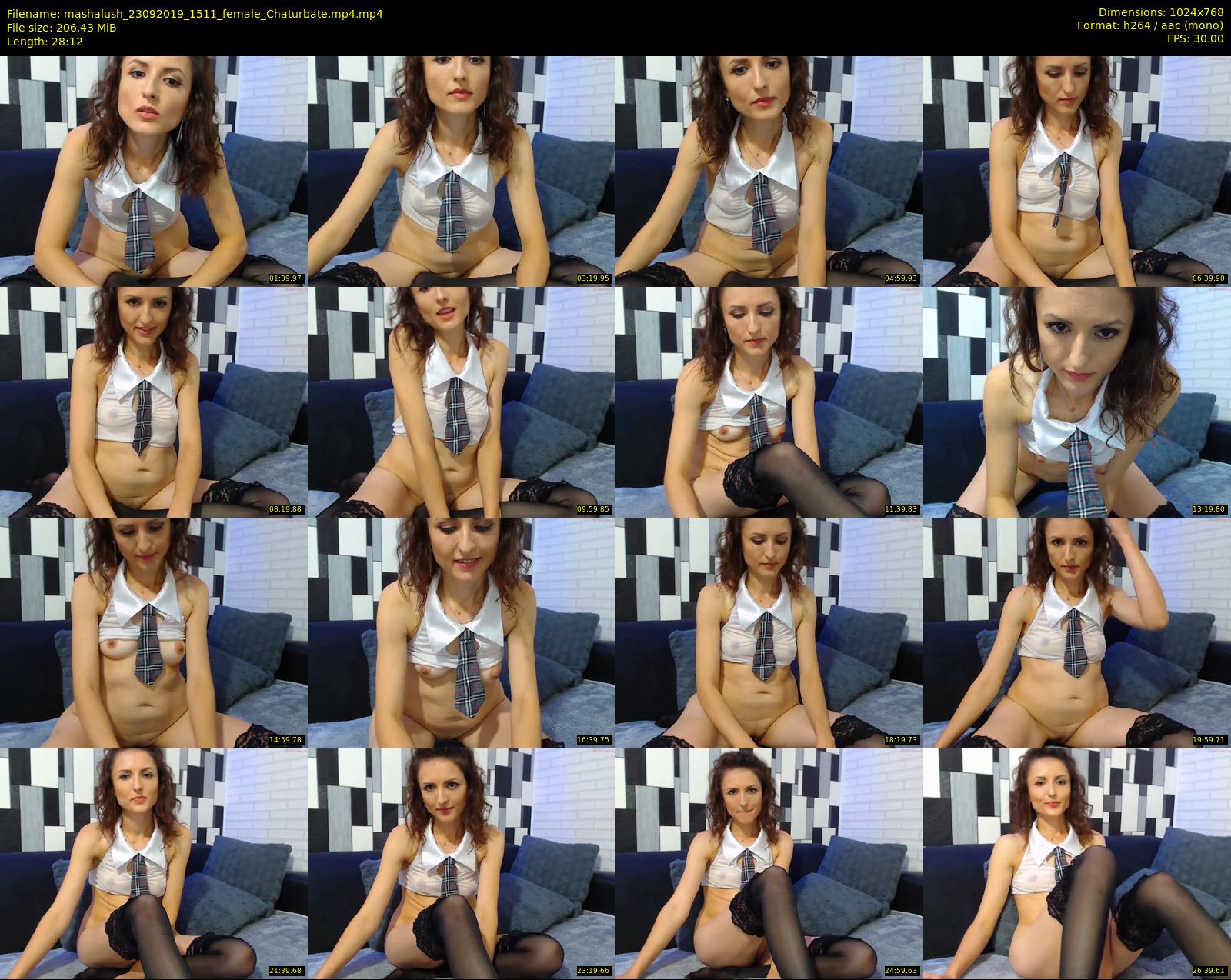 mashalush — 29 minute Chaturbate female cam show recording, 720p, Sep 23, 2019