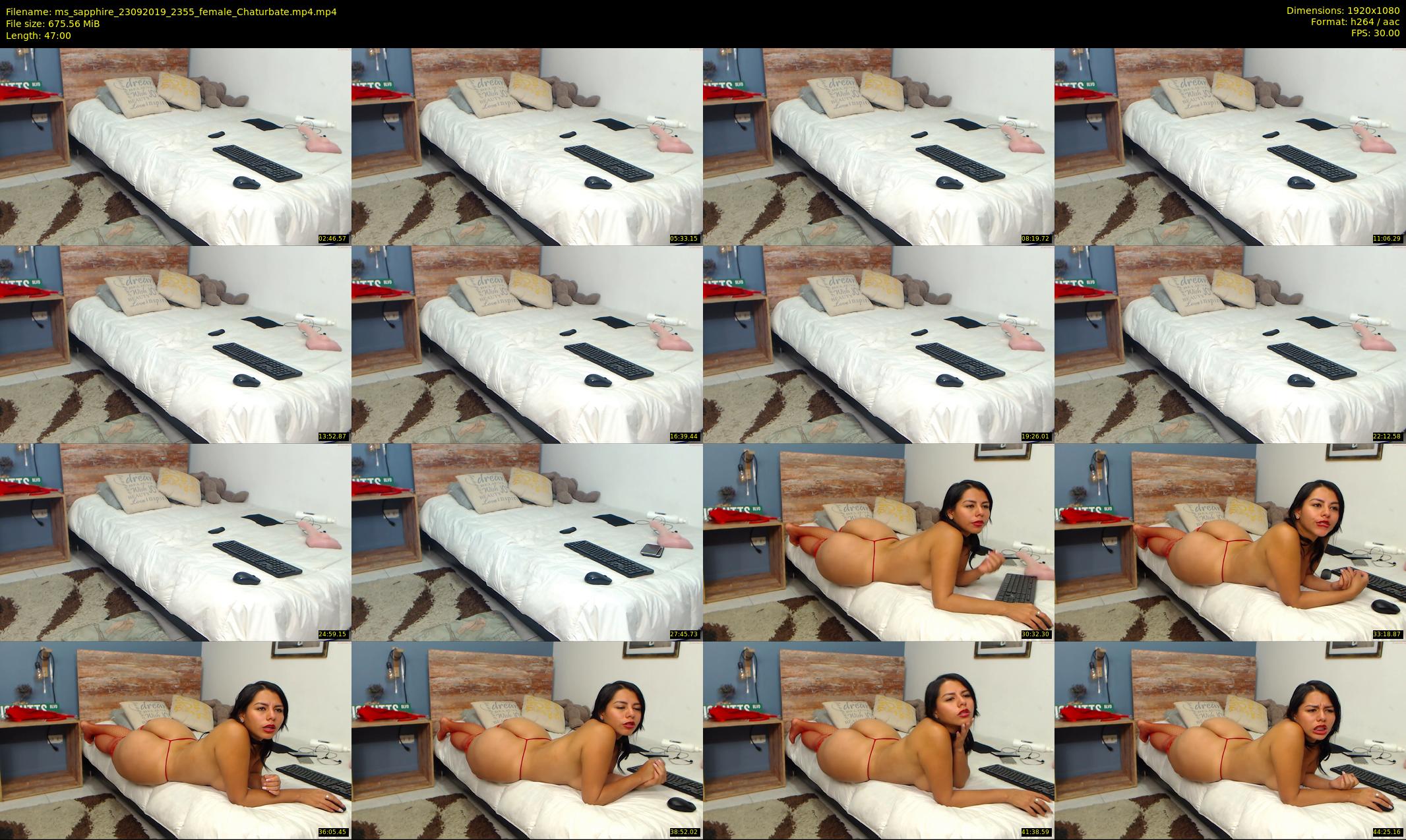 ms_sapphire — 47 minute Chaturbate female cam show recording, 1080p, Sep 23, 2019