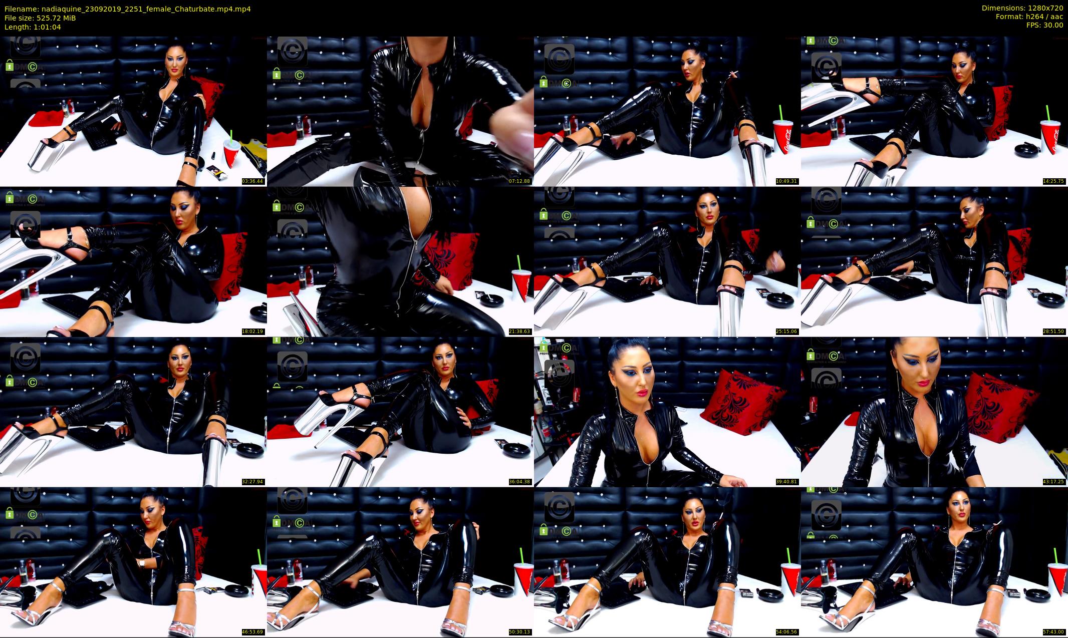 nadiaquine — 62 minute Chaturbate female cam show recording, 720p, Sep 23, 2019