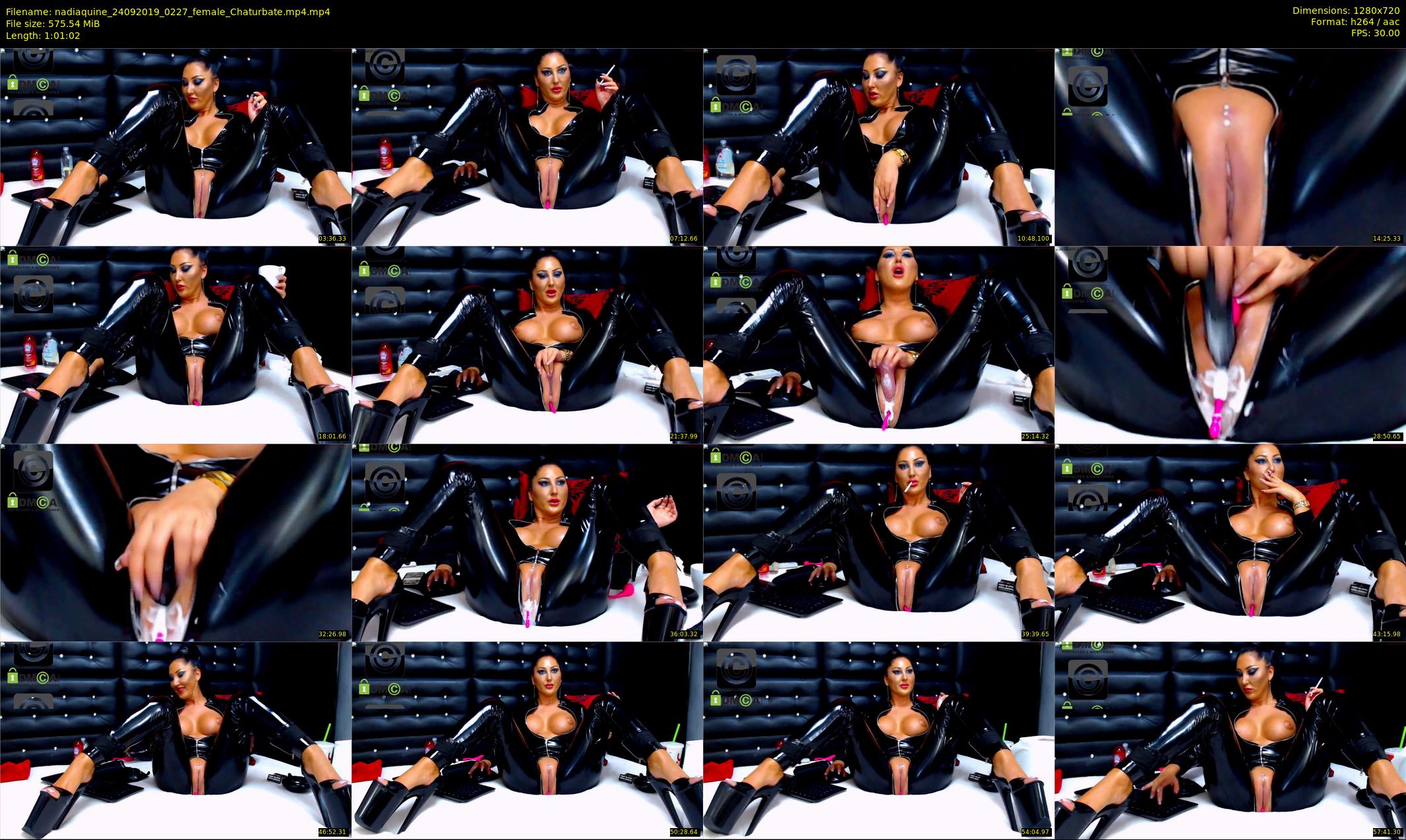 nadiaquine — 62 minute Chaturbate female cam show recording, 720p, Sep 24, 2019