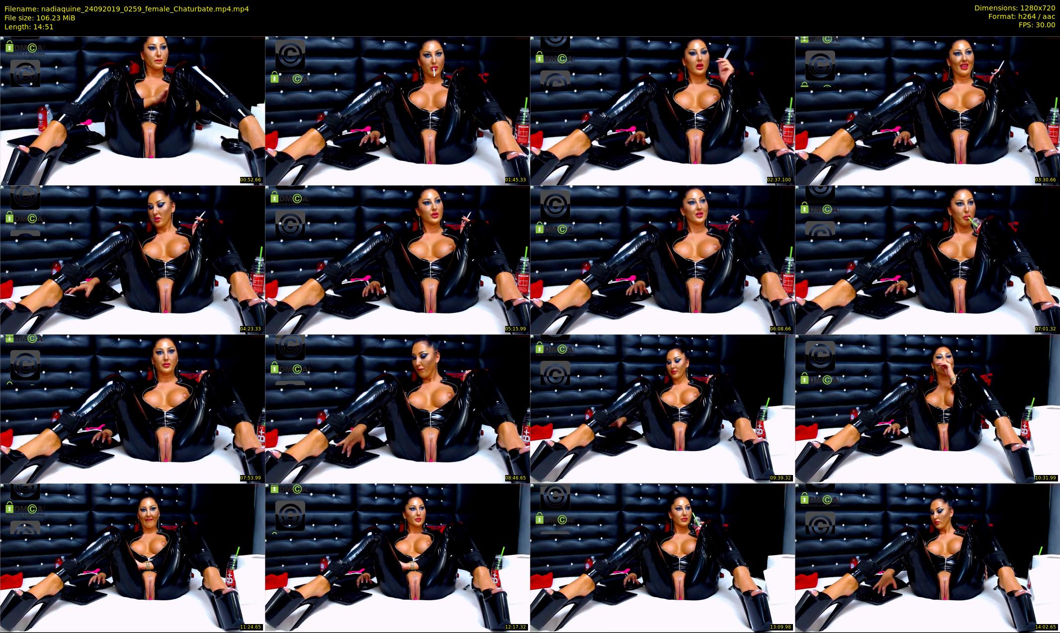 nadiaquine — 15 minute Chaturbate female cam show recording, 720p, Sep 24, 2019